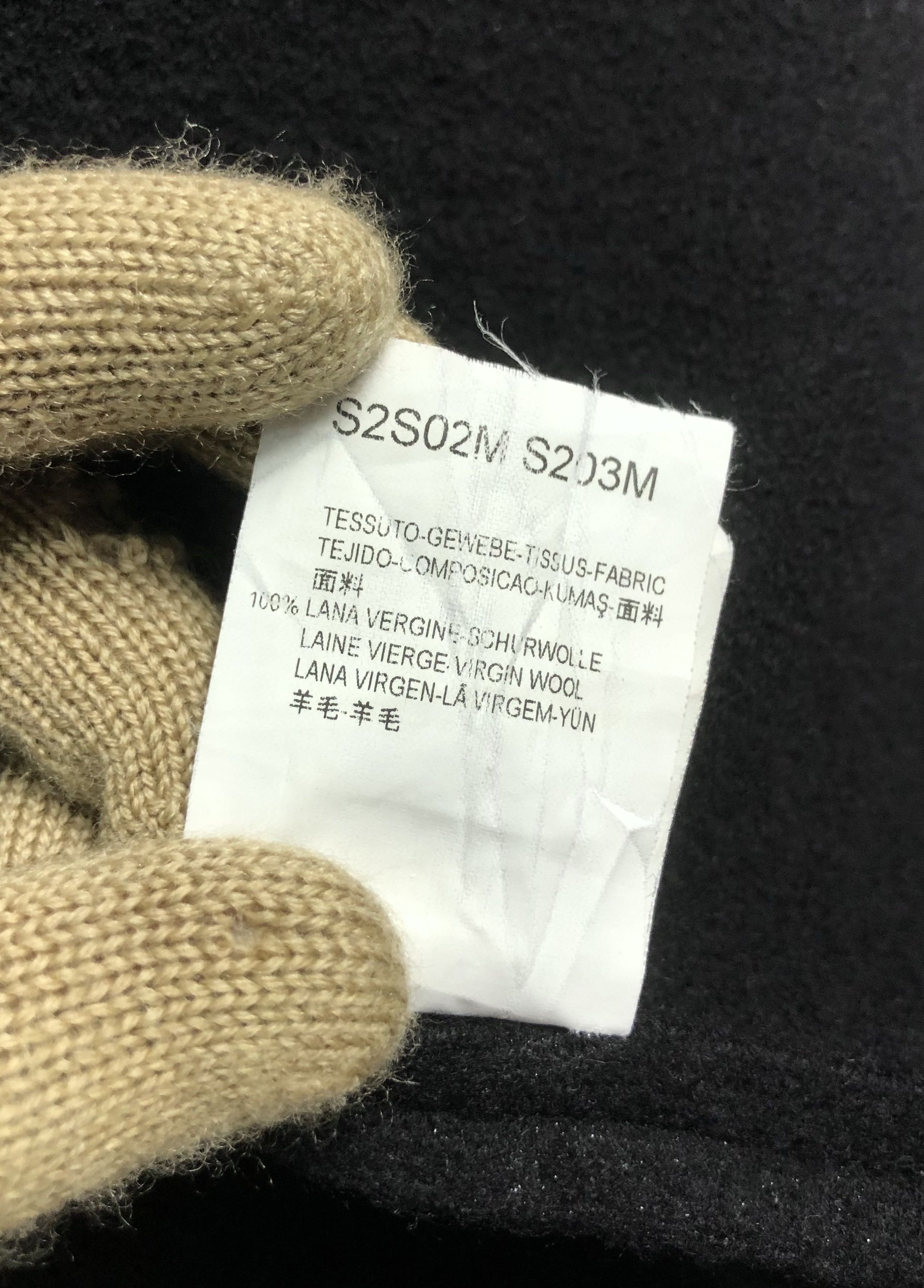 Emporio Armani Rare Emporio Armani Wool Button Jacket Size US XXS / EU 40 - 11 Thumbnail