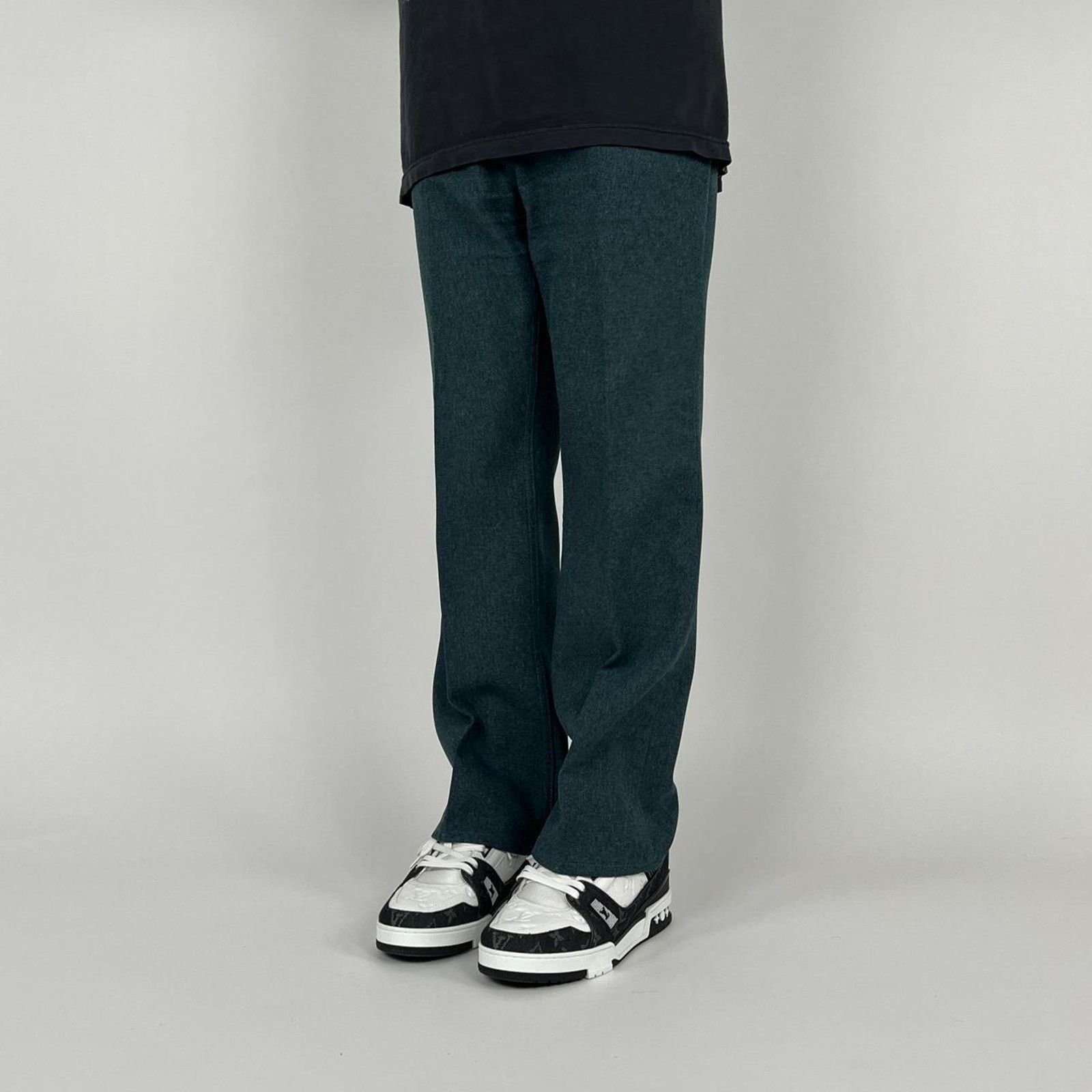 Vintage × Wrangler Vintage Dark Aqua Wrangler Casual Skate Pants Size US 38 / EU 54 - 2 Thumbnail