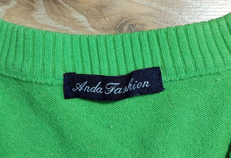 Other 80% cashmere sweater jumper v-neck green vintage comfortable Size XS / US 0-2 / IT 36-38 - 4 Thumbnail