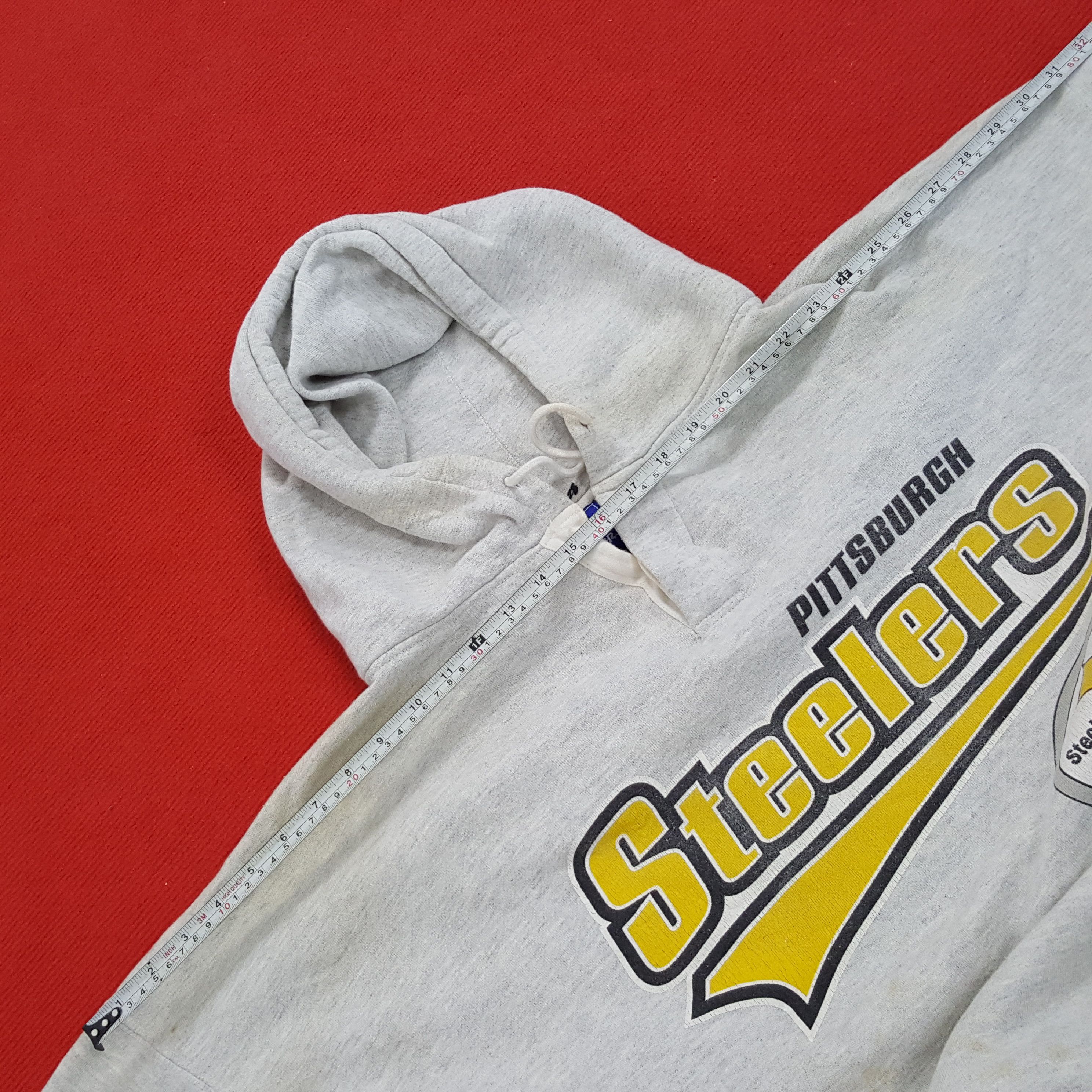 NFL × Starter × Vintage Pittsburgh Steelers NFL Team Starter Hoodies Size US XXL / EU 58 / 5 - 15 Thumbnail