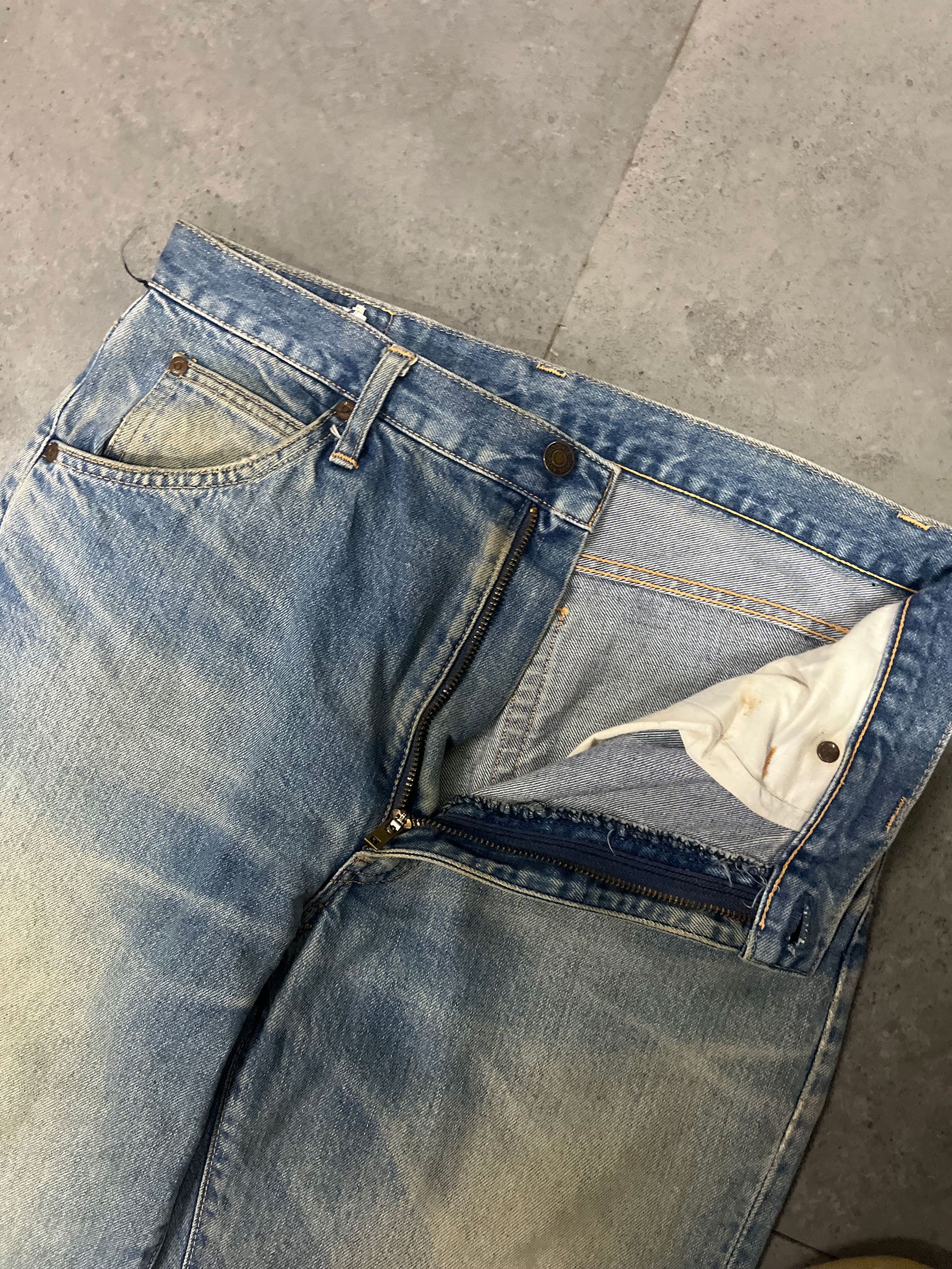 Edwin Vintage Edwin Japan Zipper Fly Stone Wash Faded Size US 32 / EU 48 - 2 Thumbnail