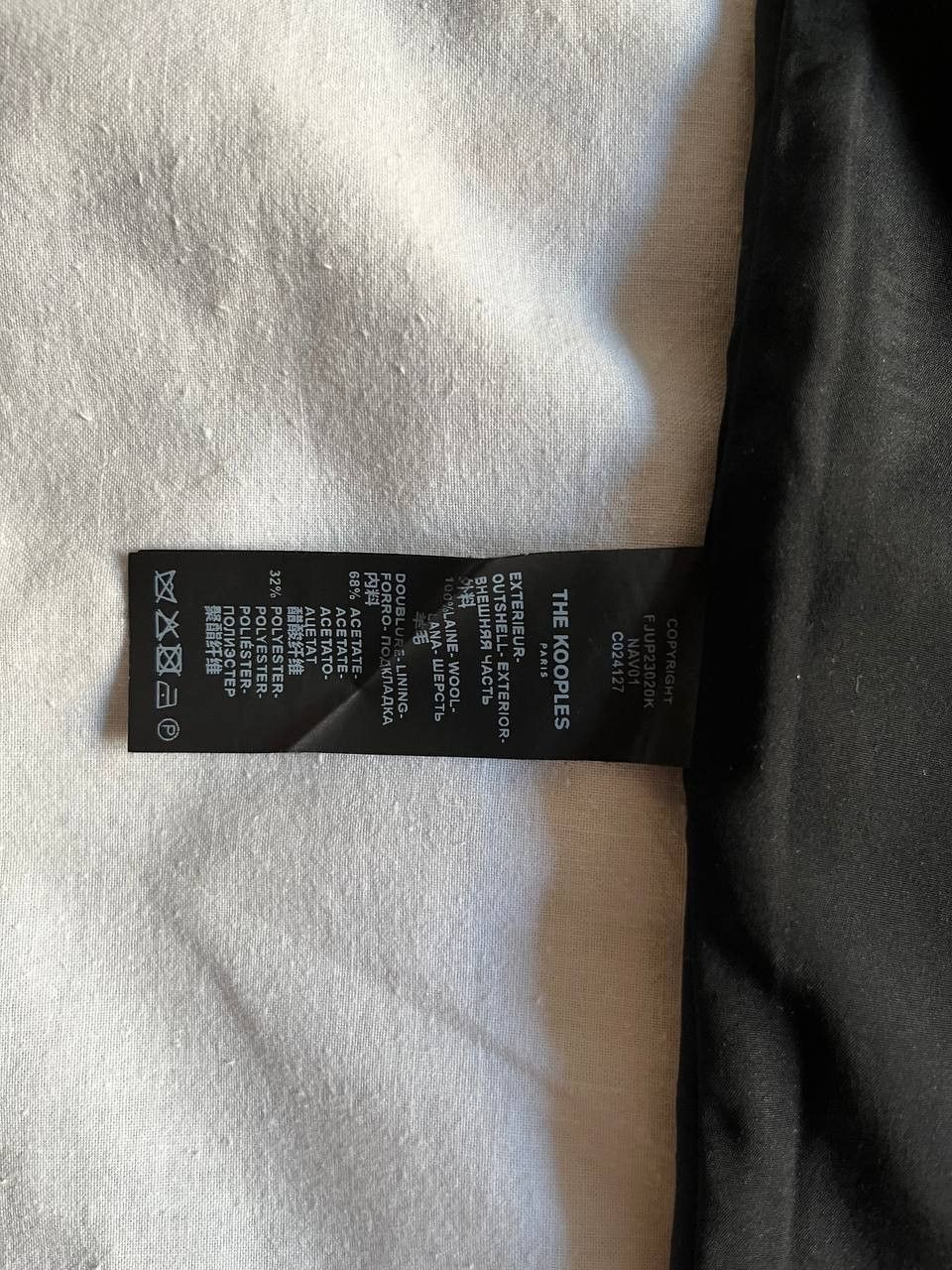 The Kooples The Kooples black woolen knee height pencil skirt size 36 Size 25" / US 0 / IT 36 - 5 Thumbnail