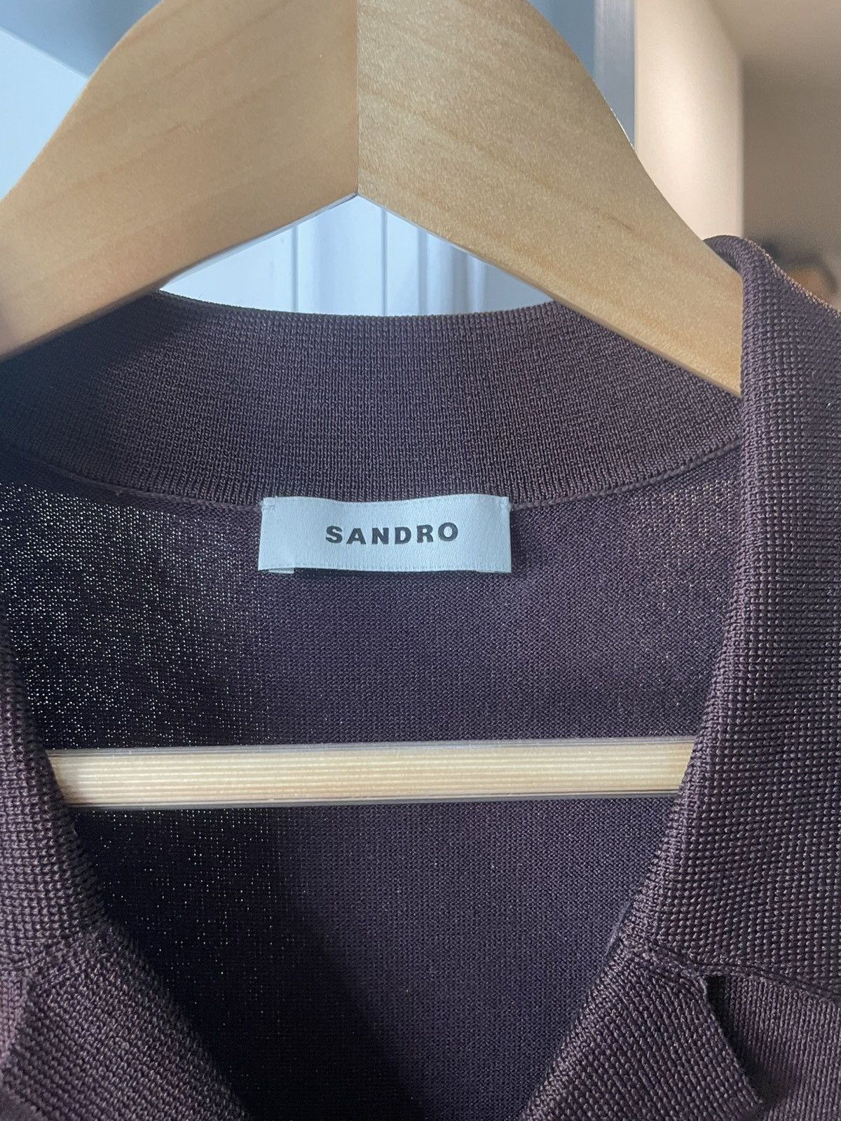 Sandro Sandro camp collar knitted shirt Size US M / EU 48-50 / 2 - 2 Thumbnail