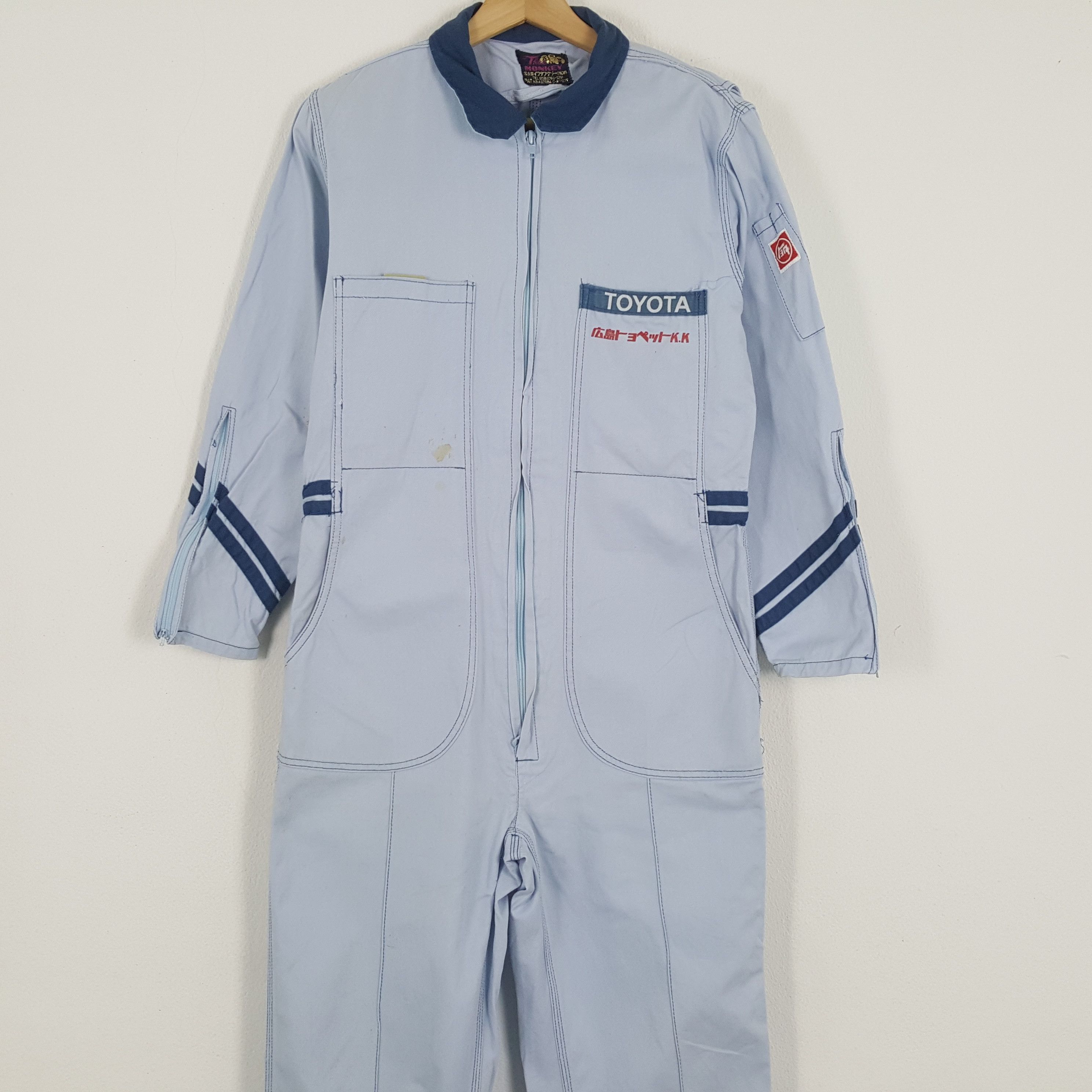 Vintage Vintage TOYOTA Japanese Racing Team Coverall Jacket Size US S / EU 44-46 / 1 - 2 Thumbnail