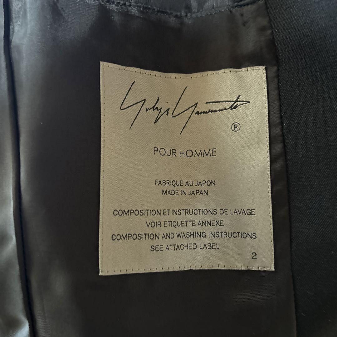 Yohji Yamamoto POUR HOMME GABARDINE I-LAPEL BUTTON 5PK JKT Size US M / EU 48-50 / 2 - 4 Thumbnail