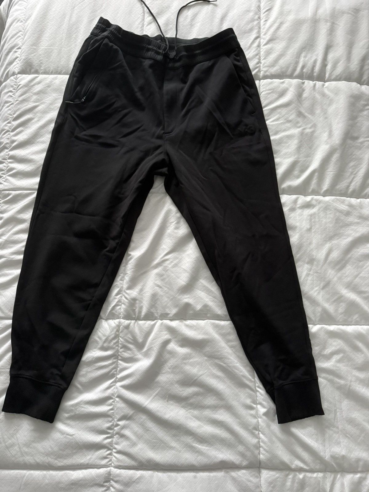 Y-3 Y-3 Black Jogger Sweatpants Size US 30 / EU 46 - 1 Thumbnail