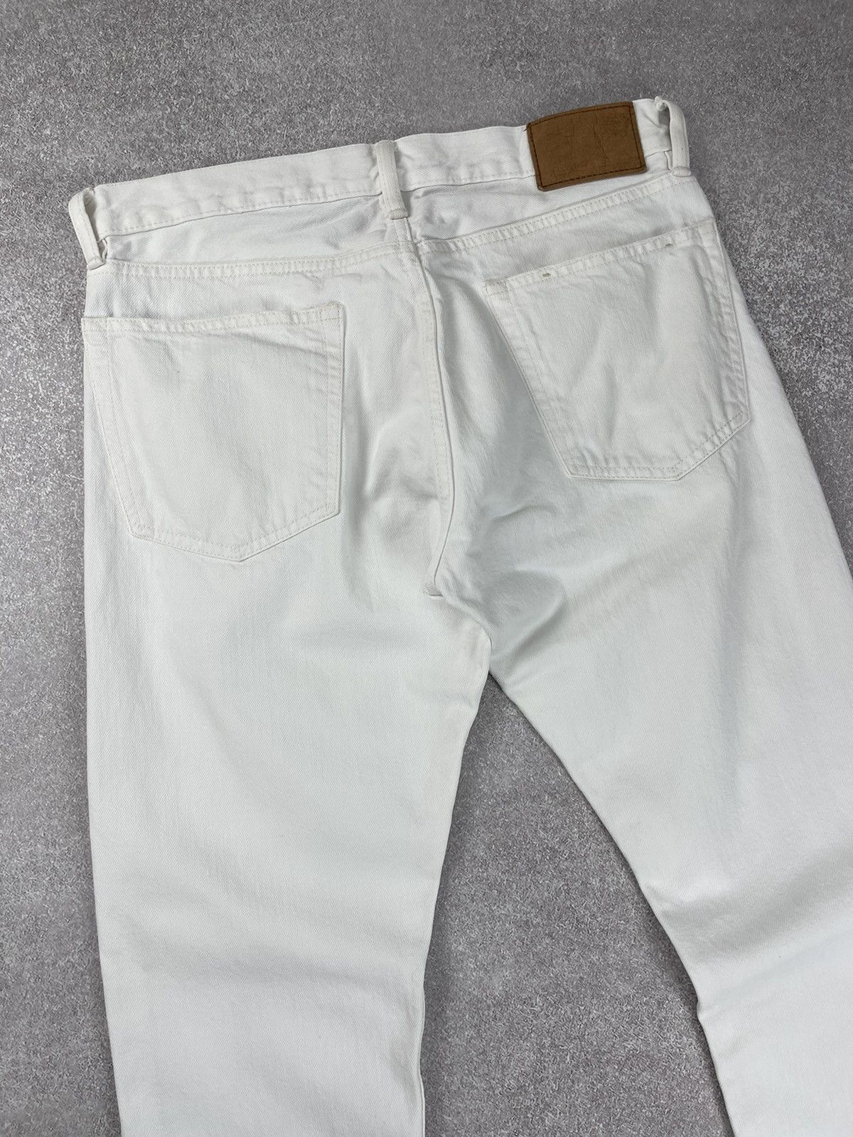 Polo Ralph Lauren × Ralph Lauren Polo Ralph Lauren White Denim Jeans Size 31x32 Size US 31 - 9 Thumbnail