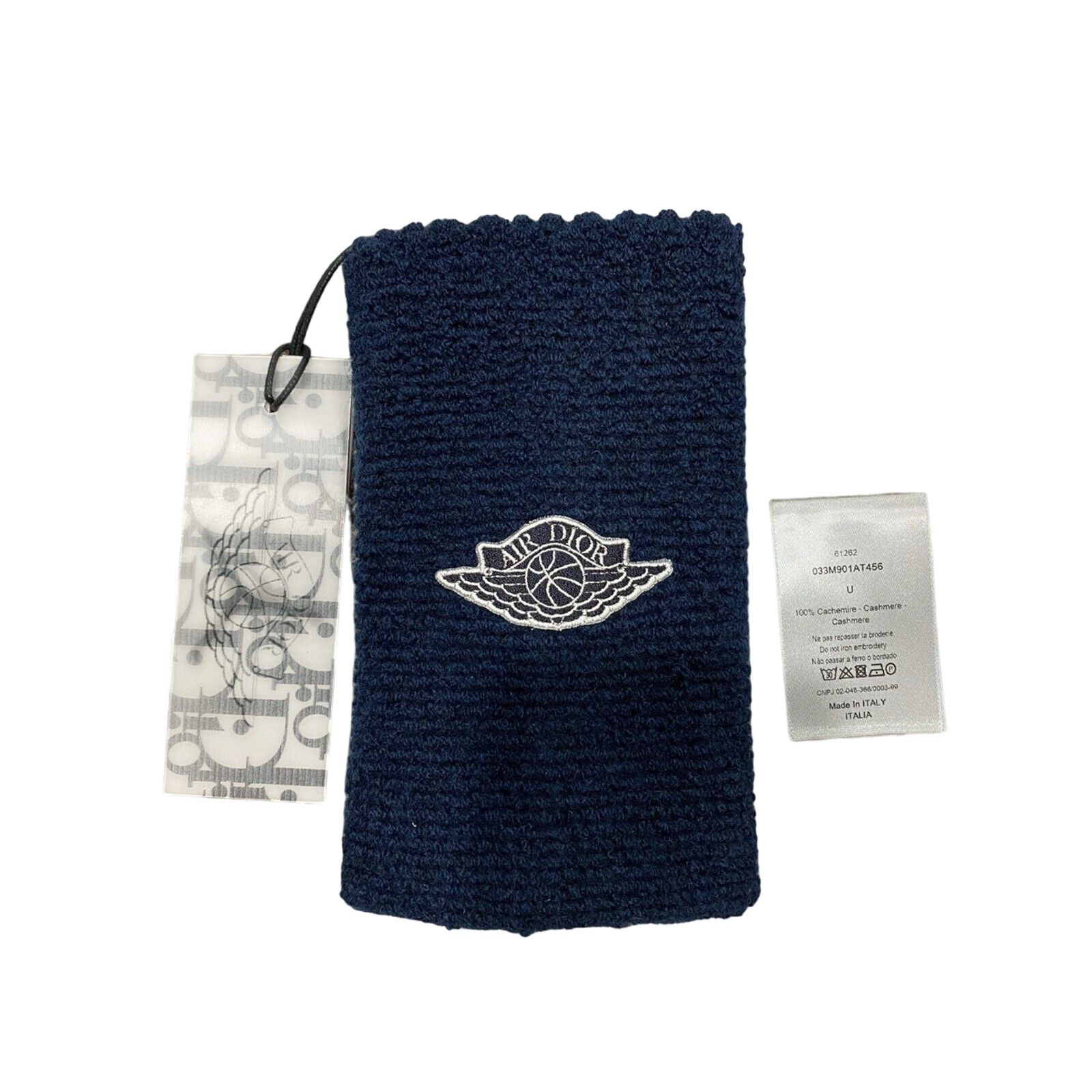 Dior Air Dior Jordaan Wing Basketball Sweat Arm Band Knit Gloves Size ONE SIZE - 1 Thumbnail