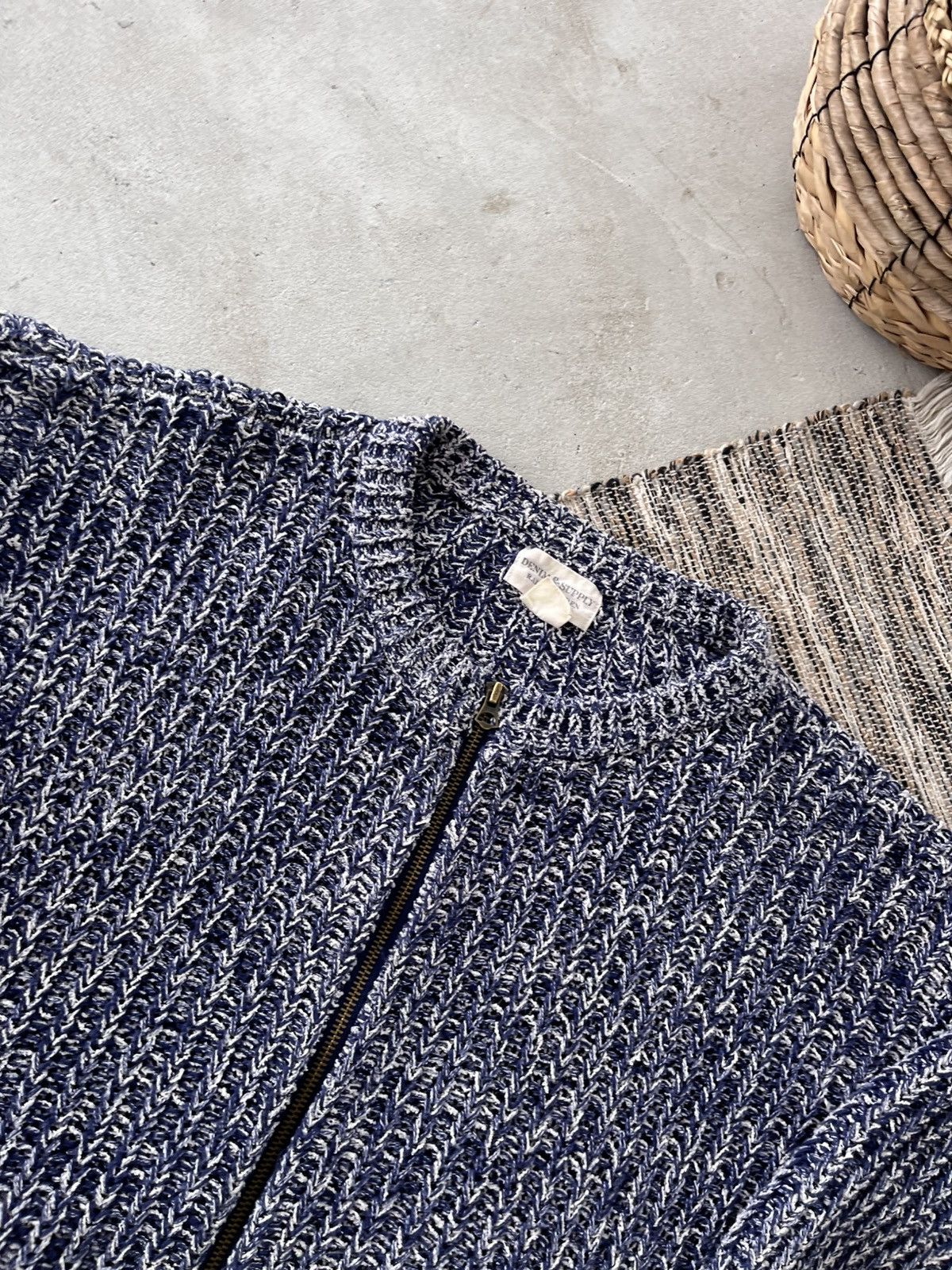Denim & Supply Ralph Lauren Vintage Polo Ralph Lauren Denim Supply Blue Knit Cardigan Size L / US 10 / IT 46 - 4 Thumbnail