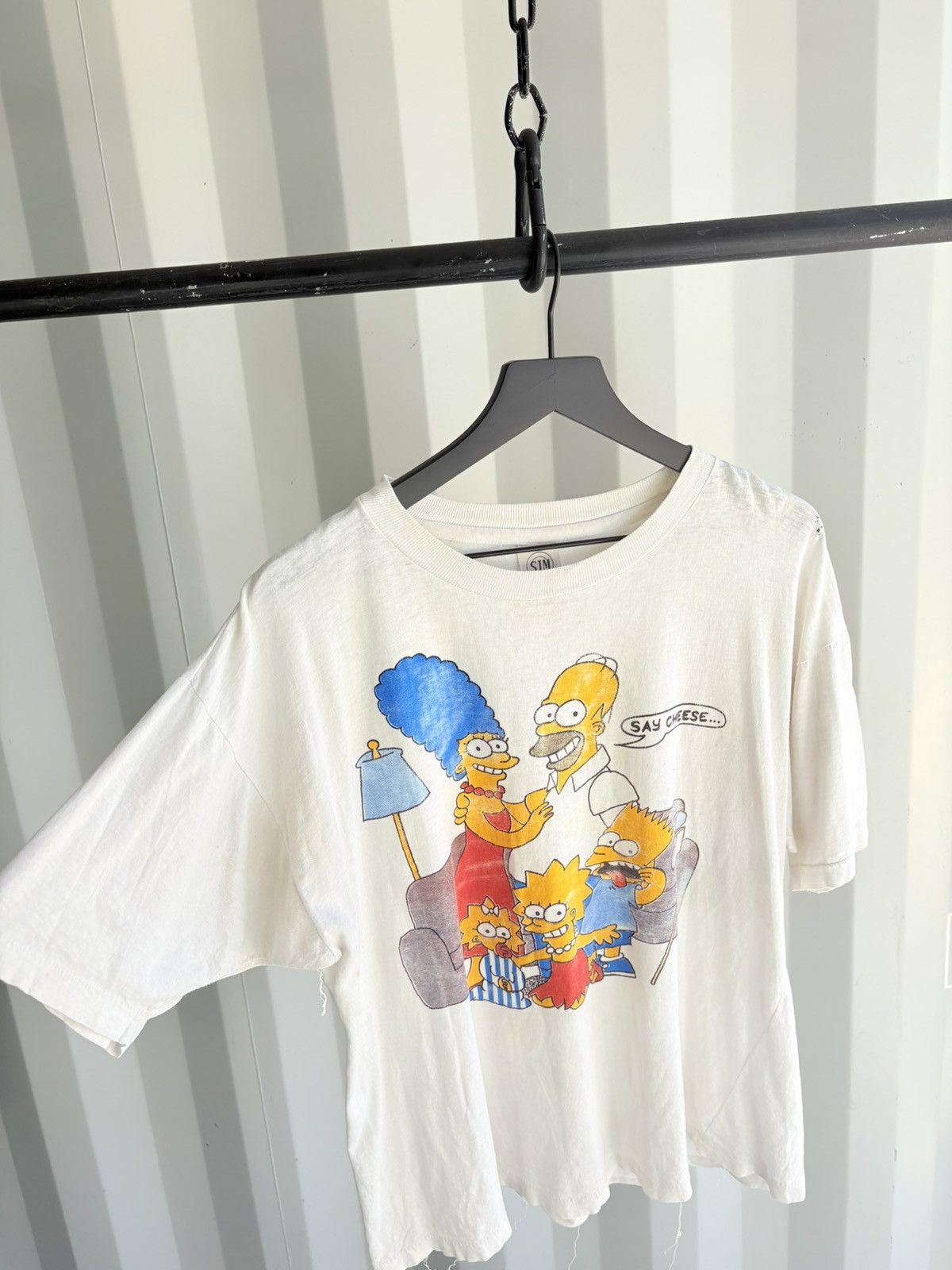 Vintage Vintage The Simpsons Shirt Faded Distressed Boxy Grunge Size US XL / EU 56 / 4 - 2 Thumbnail