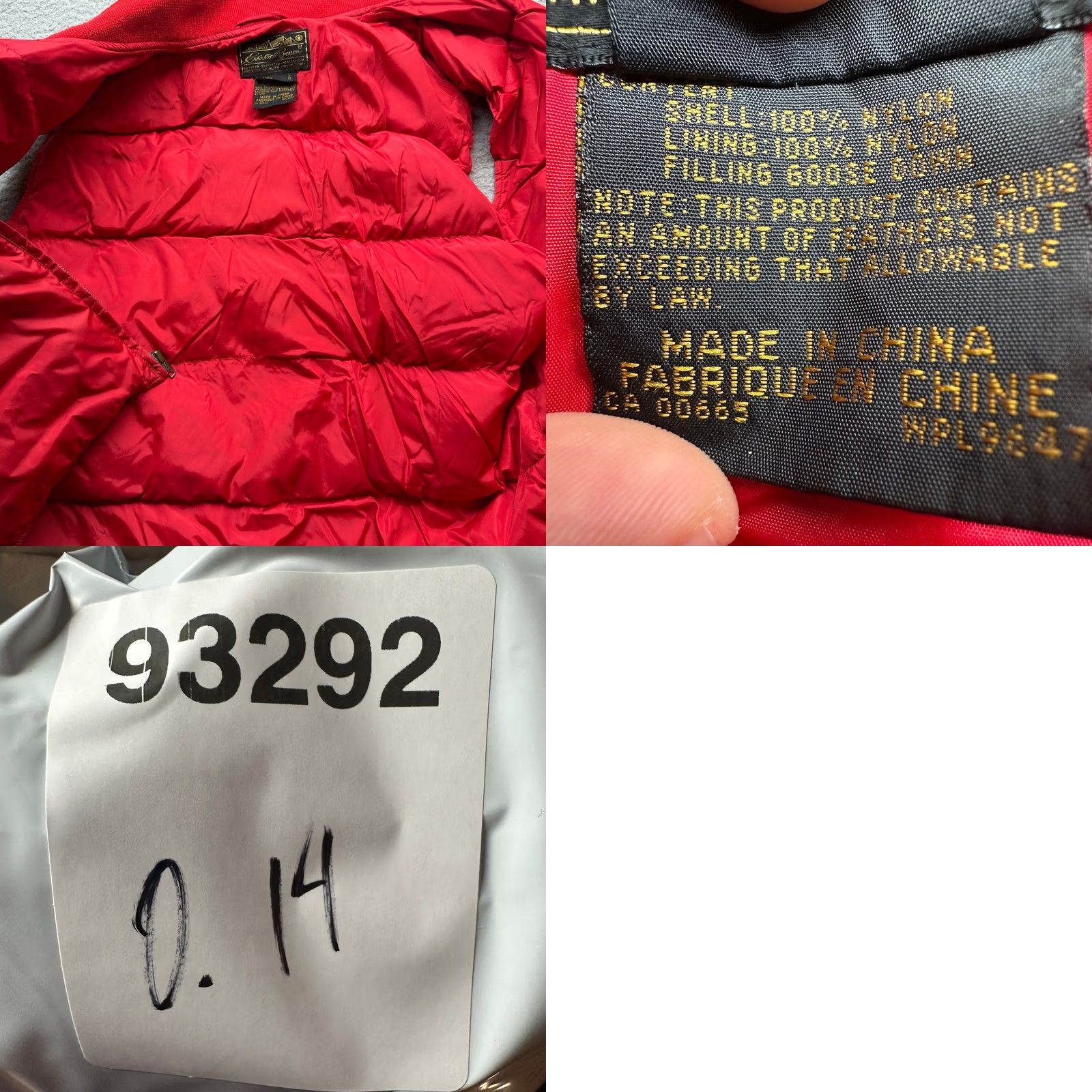 Eddie Bauer VINTAGE Eddie Bauer Goose Down Puffer Vest Mens Large Red Full Zip Quilted 90s Down Insulated Nylon Lined Zip Vest Mens Red 90s Size US L / EU 52-54 / 3 - 8 Thumbnail