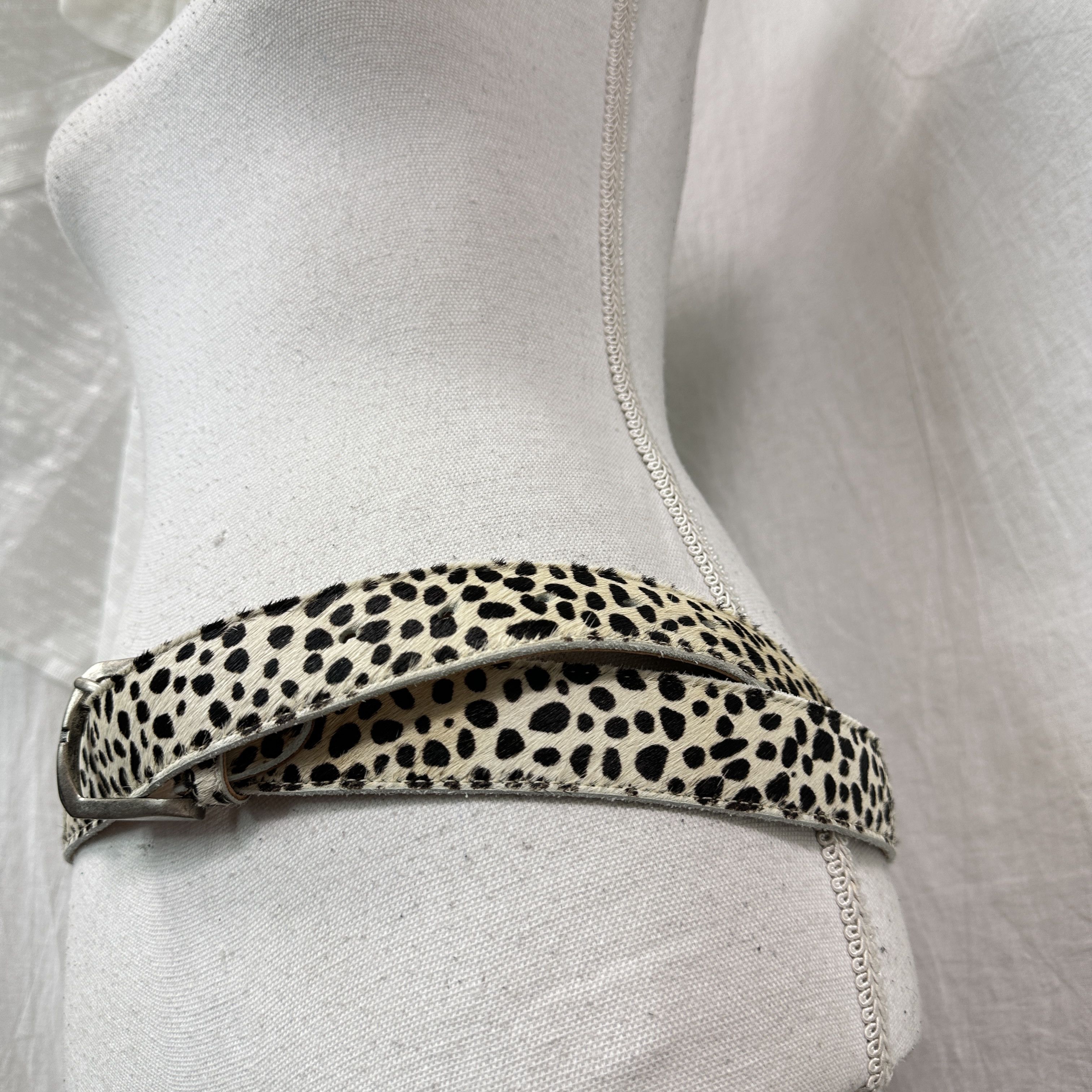 Vintage Vintage Cowhide Cheetah Dutch Handmade Belt Y2K Size ONE SIZE - 5 Thumbnail
