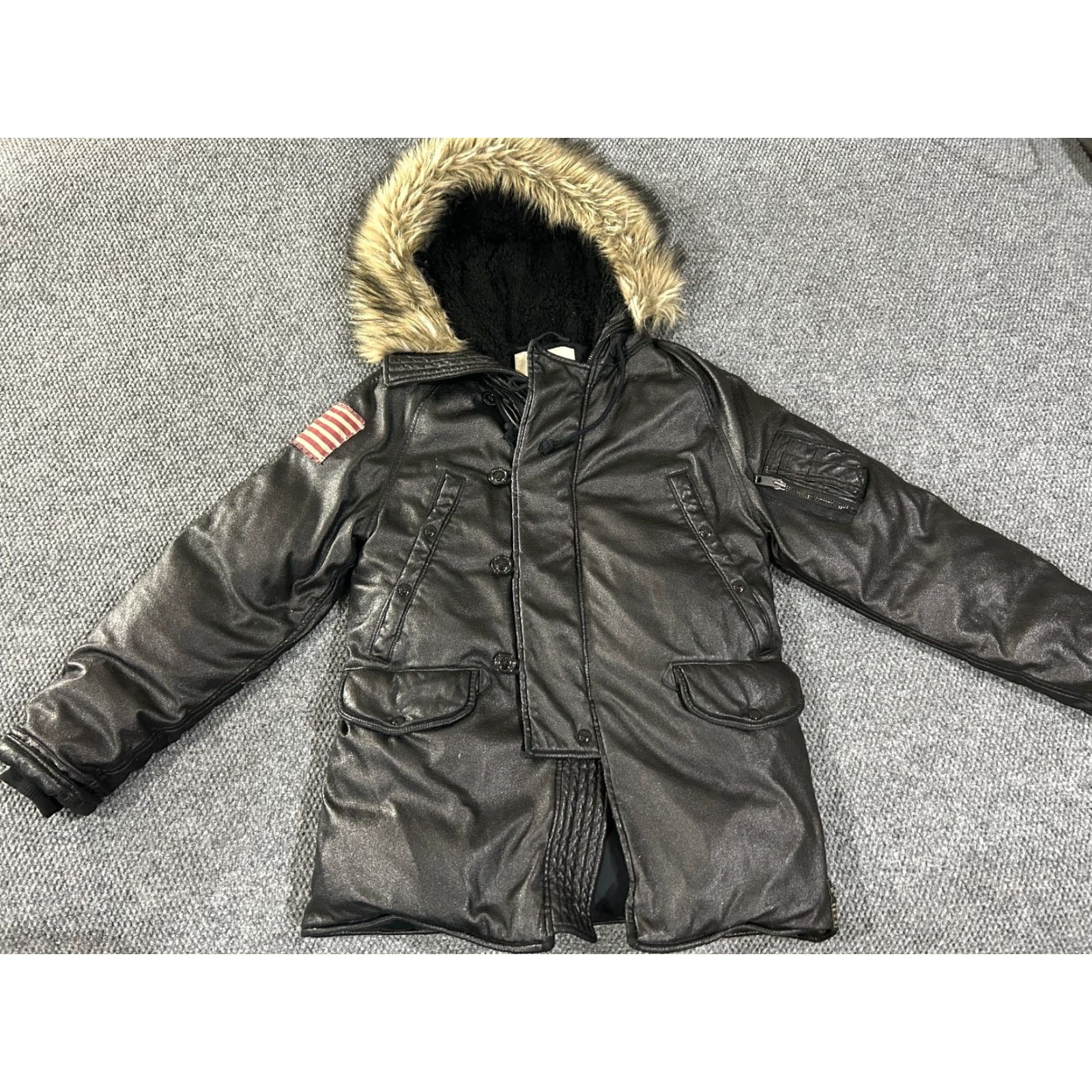 Vintage Denim & Supply Ralph Lauren Jacket Mens L Parka Green Down Puffer Logo Zip Casual Outdoor Fall Winter Size US L / EU 52-54 / 3 - 3 Thumbnail