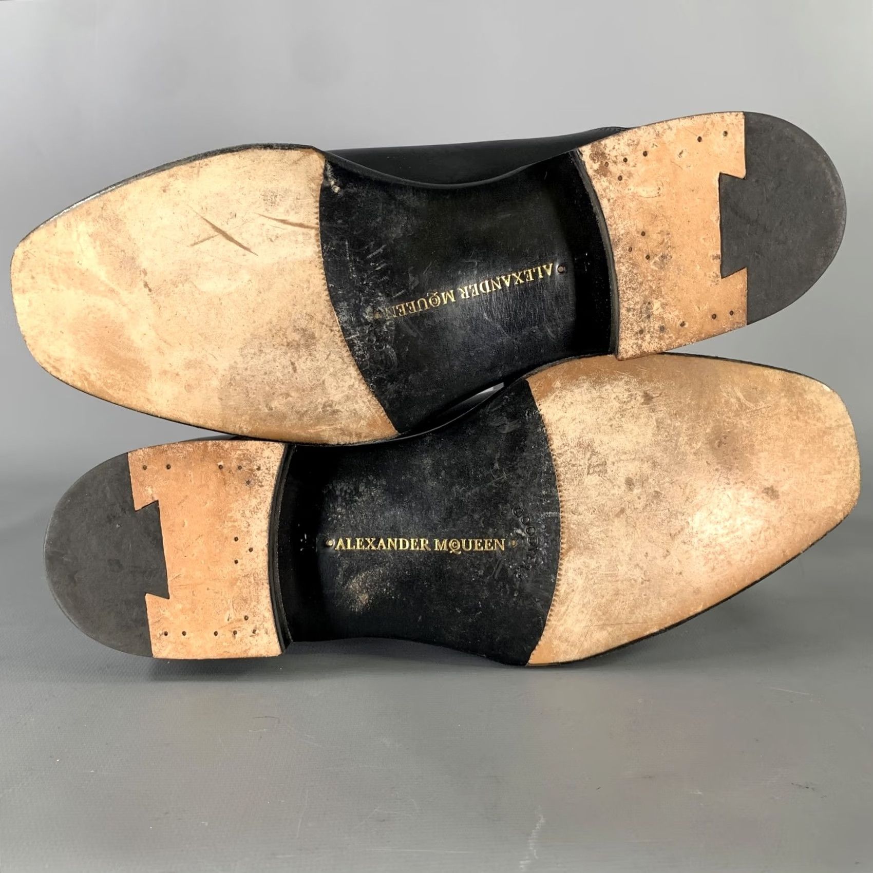 Alexander McQueen ALEXANDER MCQUEEN Chelsea Boots Black Leather Size 8 Size US 8 / EU 41 - 6 Thumbnail