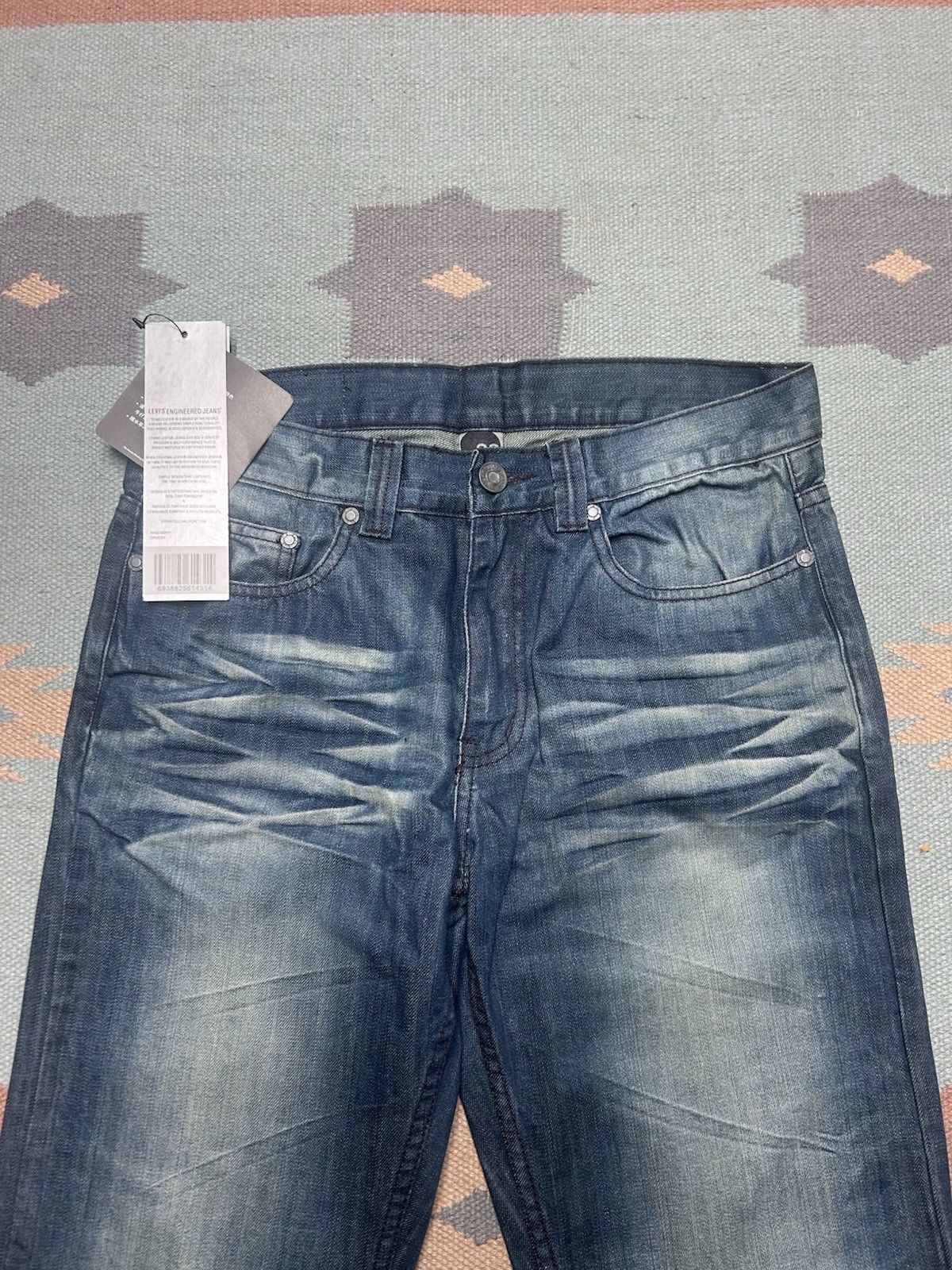 Vintage Vtg Levis Engineered jeans fade NWT DEADSTOCK straight 33x33 Size US 33 - 3 Thumbnail