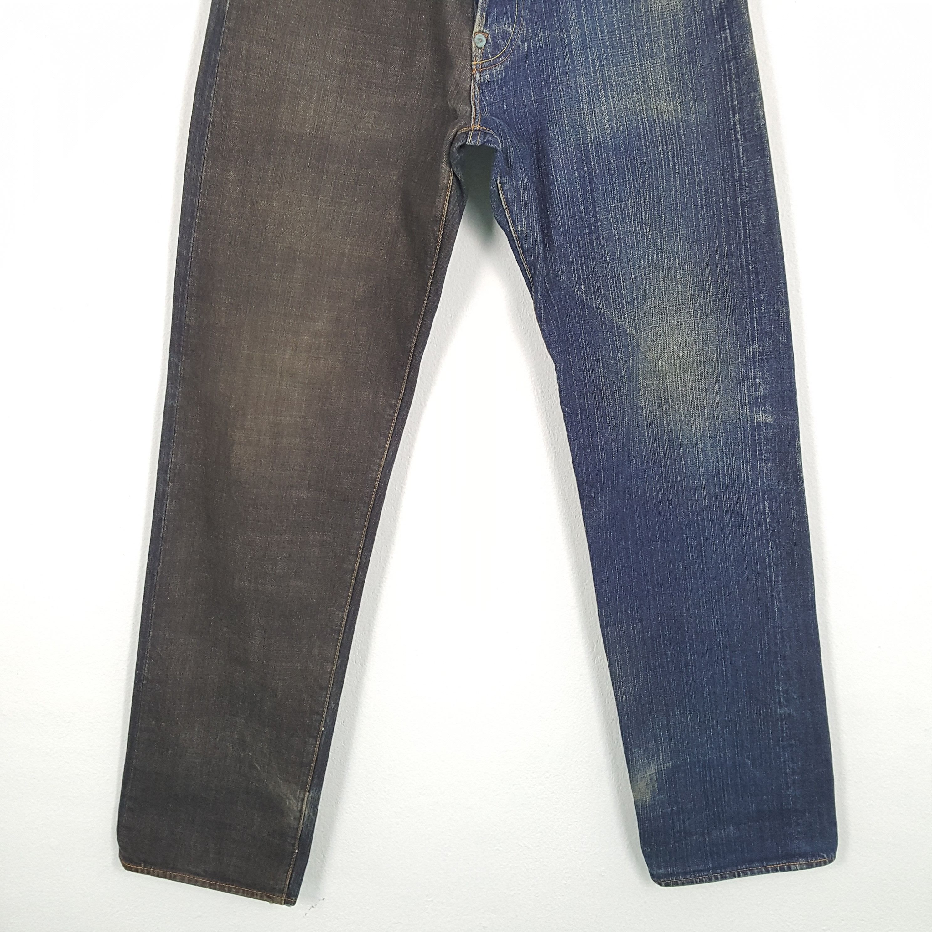Evisu × Japanese Brand × Vintage Vintage EVISU Japanese Brand Daicock Custom Distressed Jeans Size US 29 - 6 Thumbnail