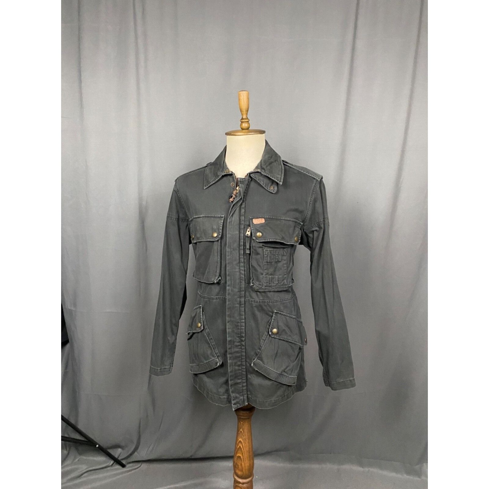 Polo Ralph Lauren Polo Ralph Lauren VTG Men's Black Denim Multipocket Jacket S Size US M / EU 48-50 / 2 - 4 Thumbnail