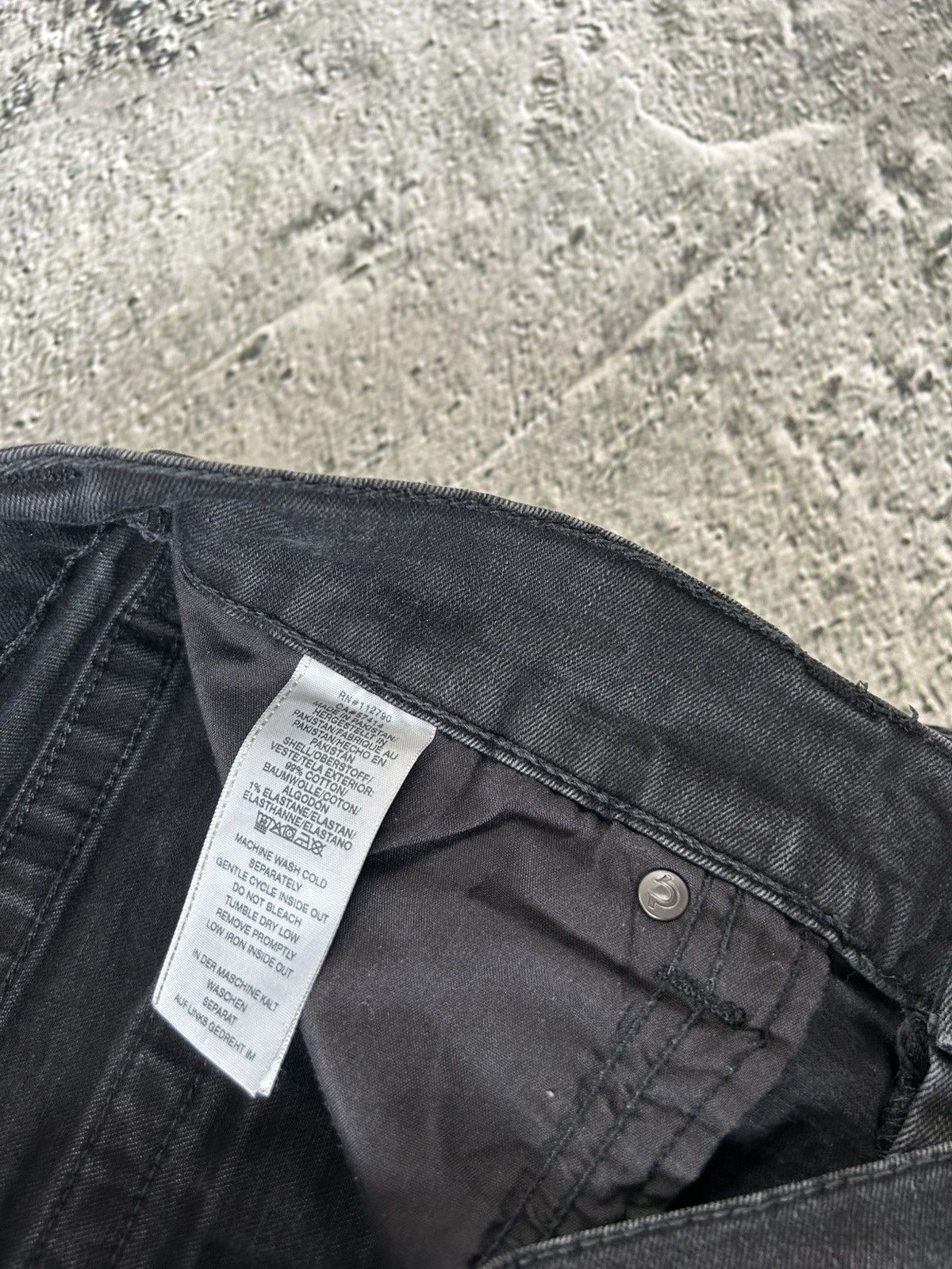 True Religion × Vintage True Religion vintage black jeans denim pants Y2K Ricky Size US 38 / EU 54 - 10 Thumbnail