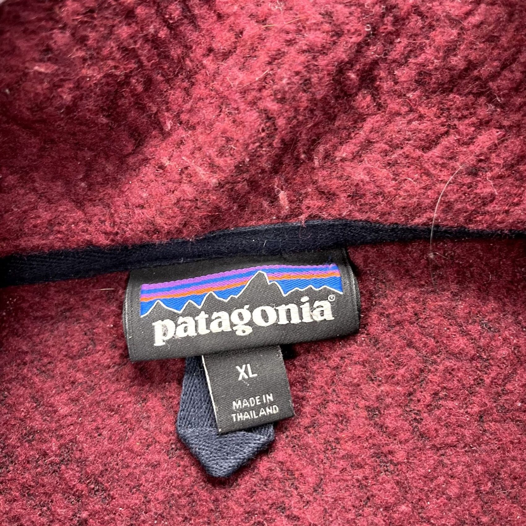 Patagonia Patagonia Jacket Mens XL Blue Red Woolyester 1/4 Zip Fleece Pullover Outdoor Bomber Jacket Mens XL Blue Red Woolyester 1/4 Zip Fleece Pullover Size US XL / EU 56 / 4 - 4 Thumbnail