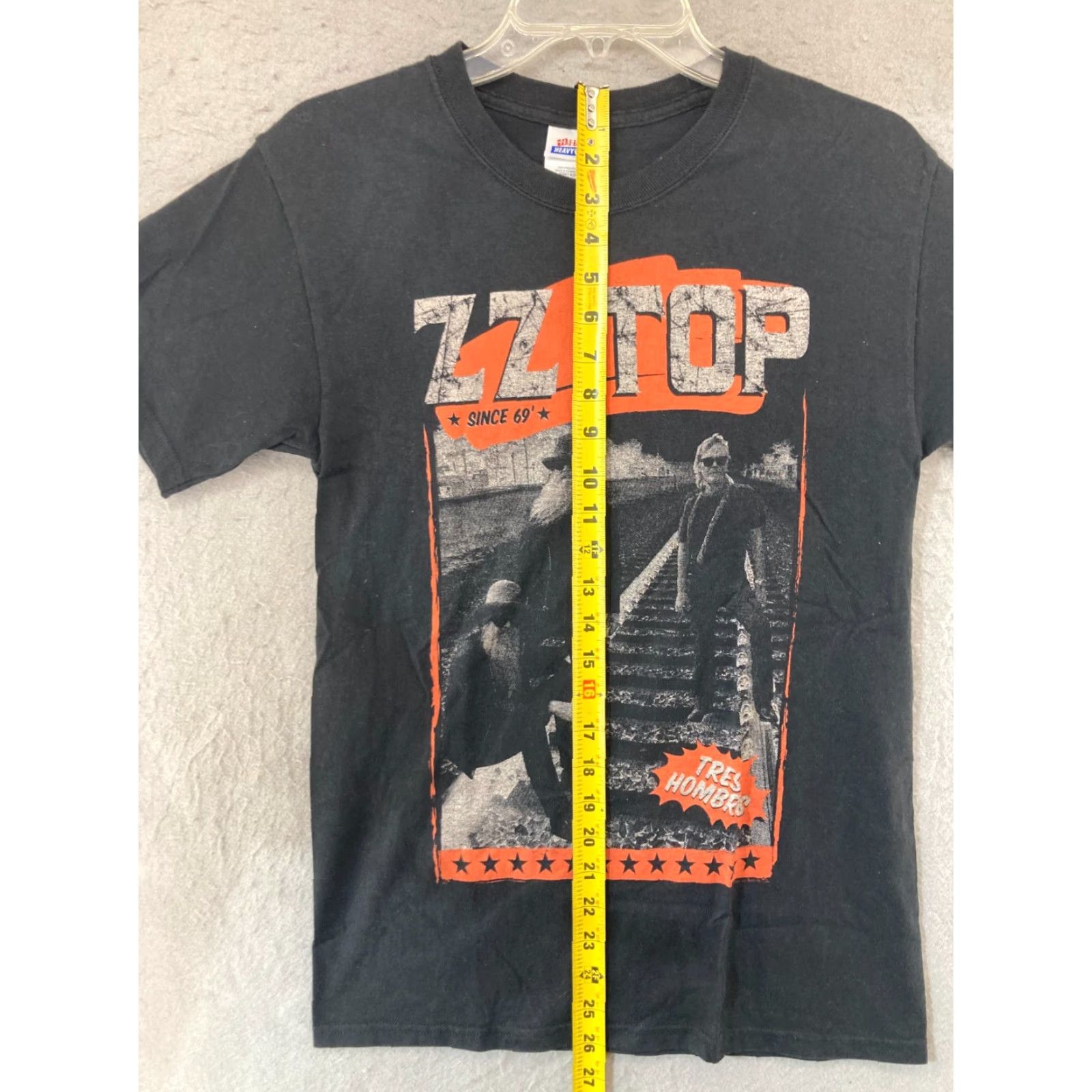 Hanes ZZ Top Mens Concert Tshirt Small Tres Hombres Size US S / EU 44-46 / 1 - 3 Thumbnail