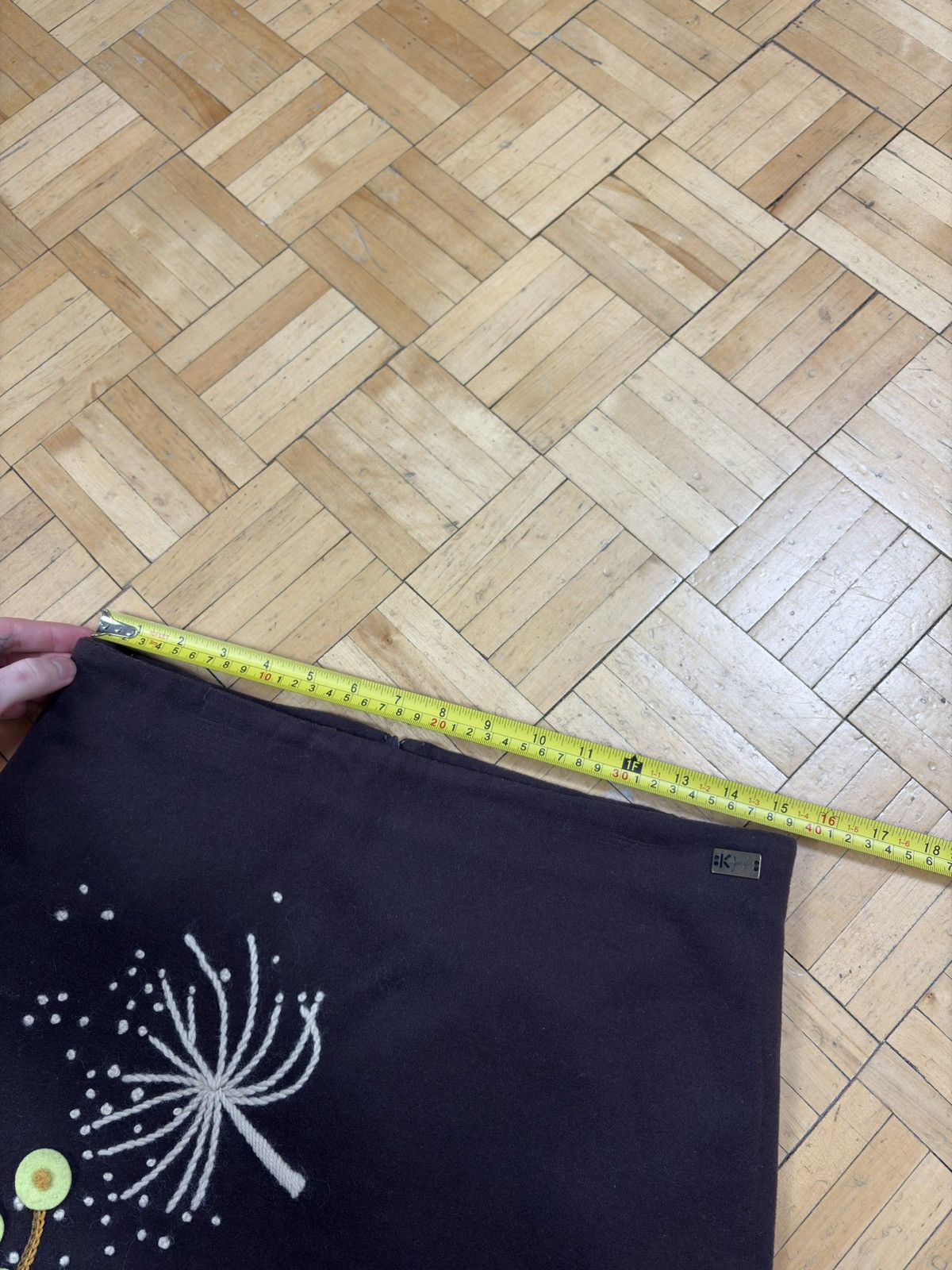Kenzo Kenzo Jungle Wool Skirt 42FR grannycore Size 30" / US 8 / IT 44 - 5 Thumbnail
