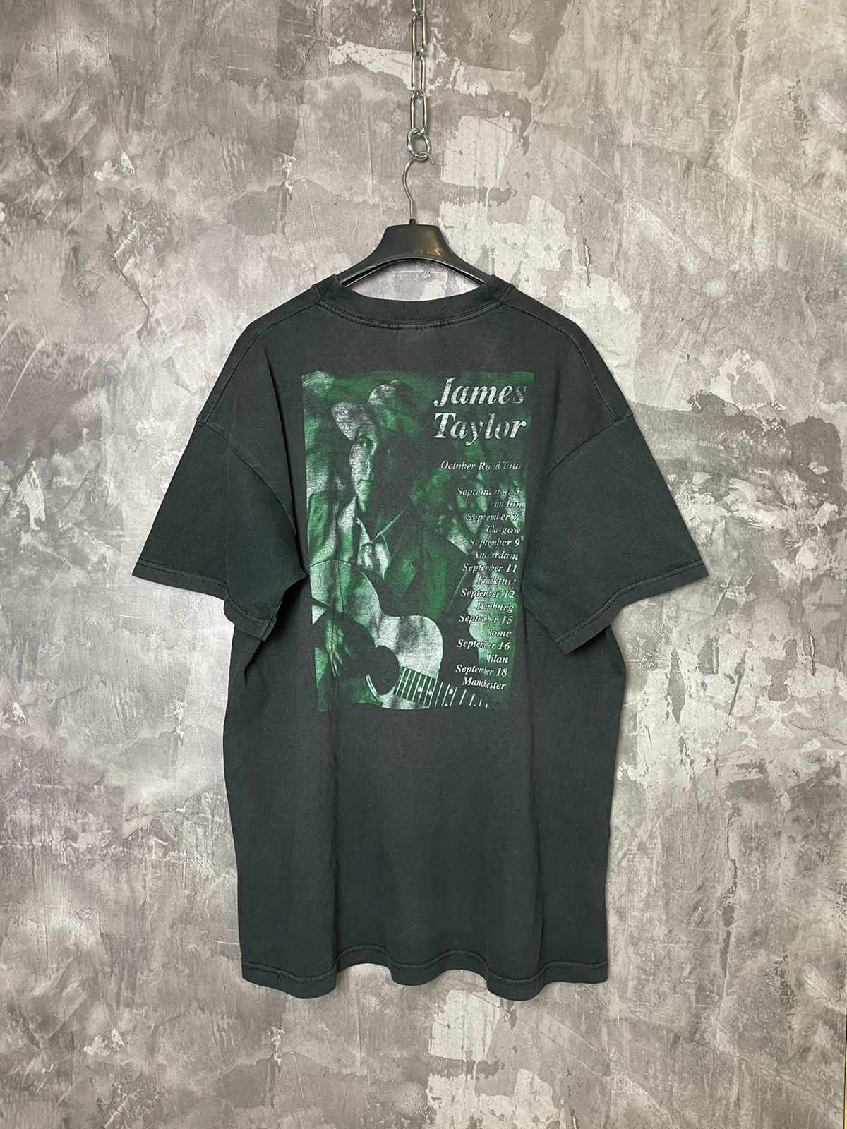 Band Tees × Vintage Vintage 90s James Taylor Tisbury Tour T Shirt Size US XL / EU 56 / 4 - 9 Thumbnail