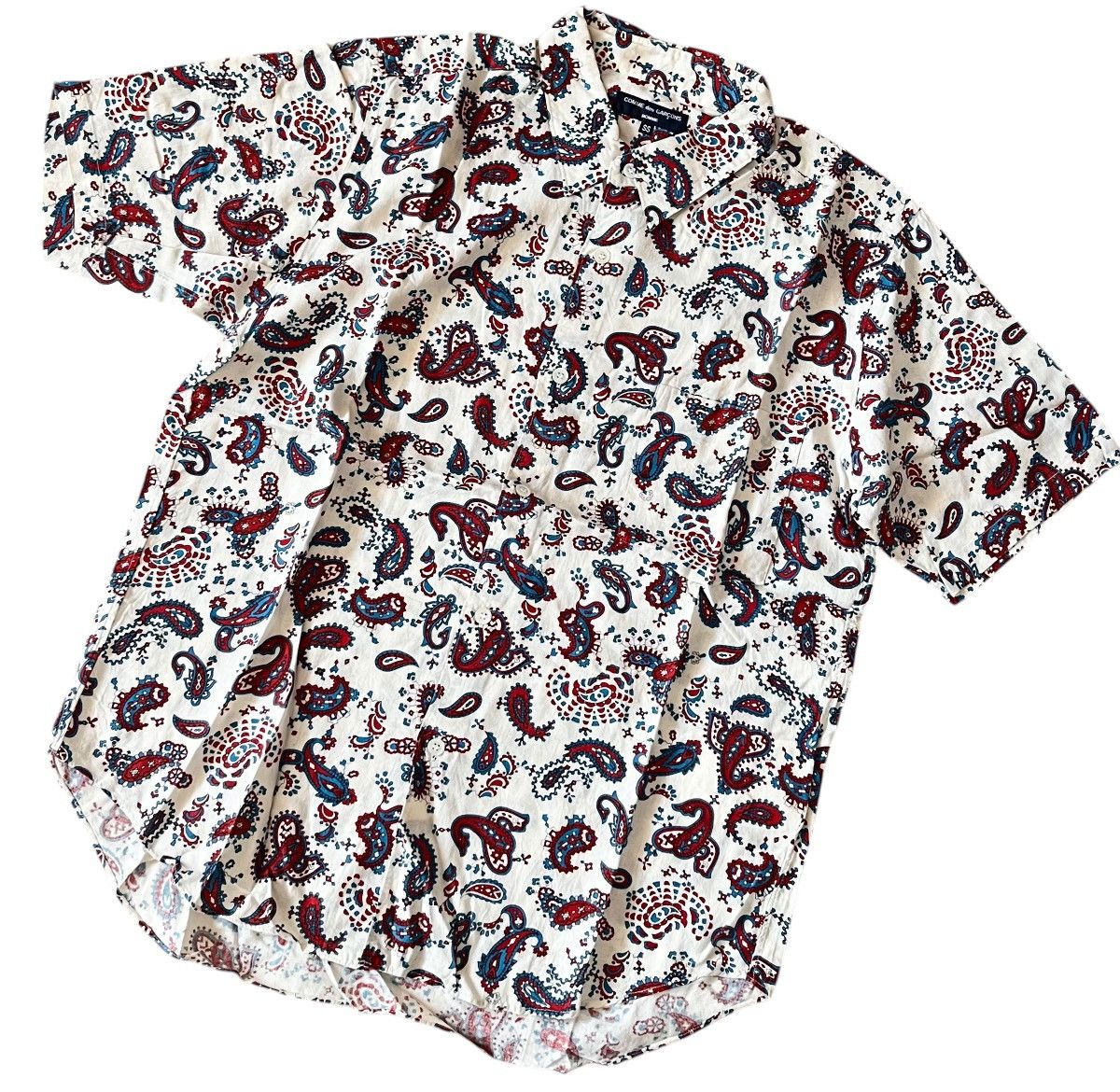 Comme des Garcons Cdg homme AD2006 flowy bandana printed shirt Size US S / EU 44-46 / 1 - 2 Thumbnail
