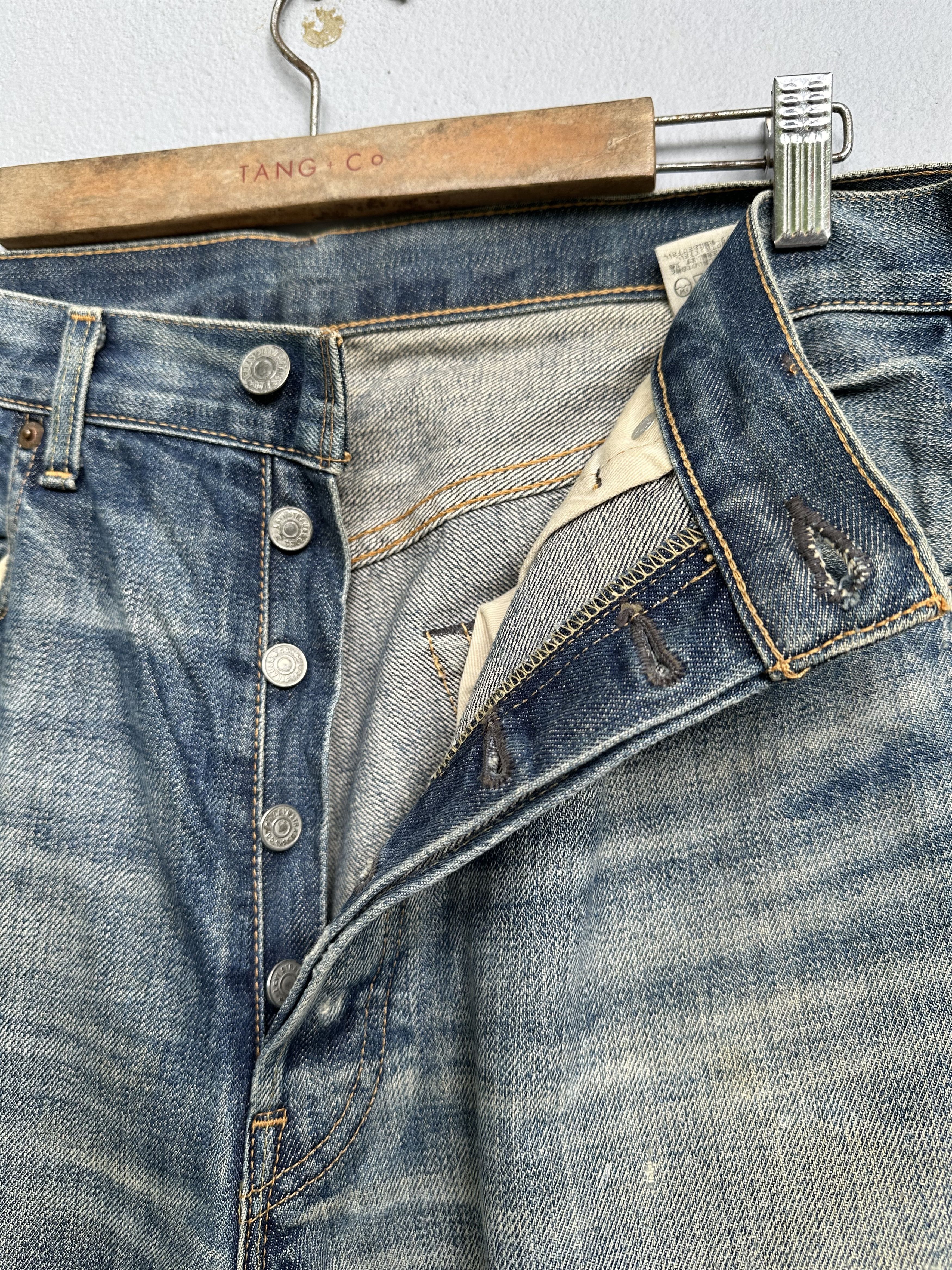 Levi's Vintage Clothing Vintage Levi's 501 Big E 1971 Distressed Reproduction Jeans Size US 34 / EU 50 - 5 Thumbnail