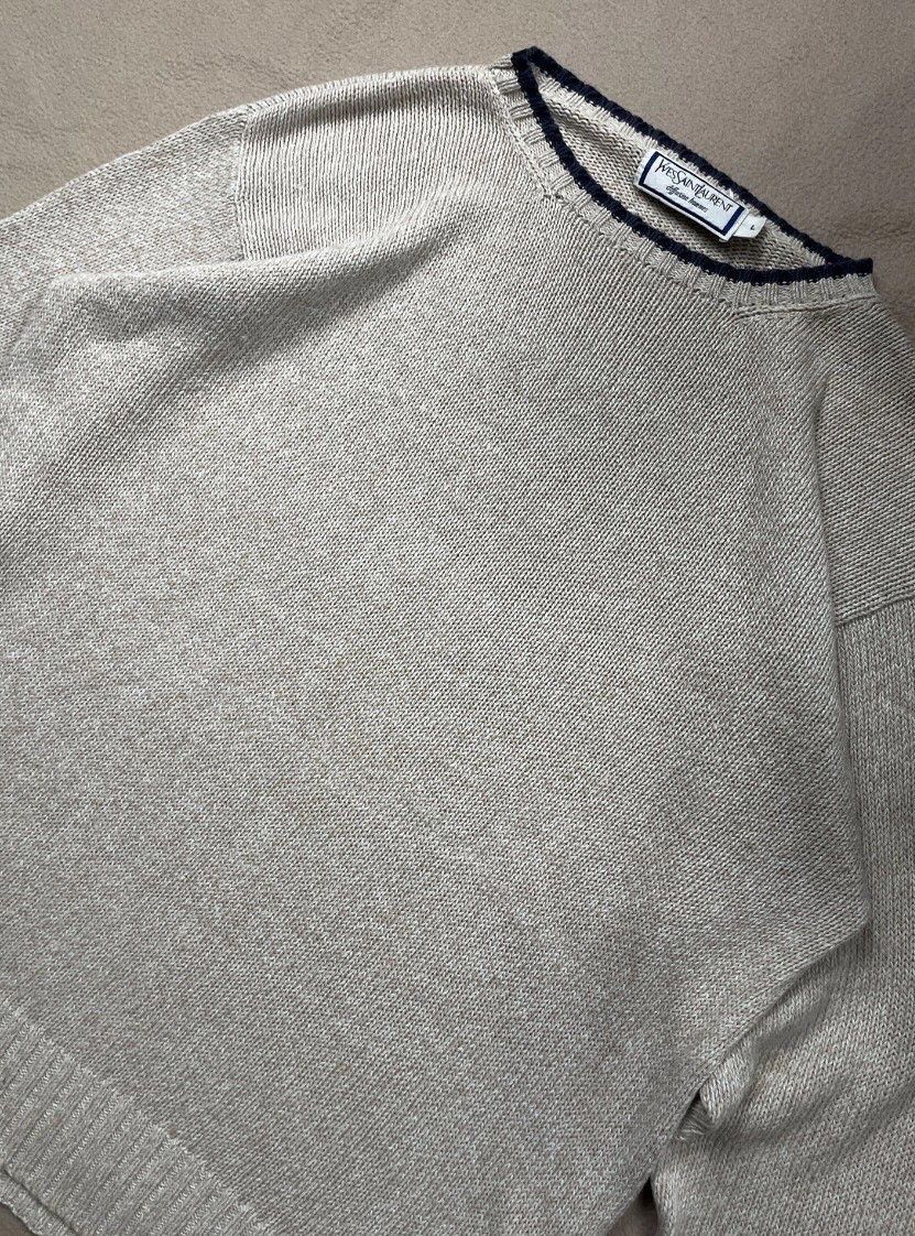 Yves Saint Laurent Yves Saint Laurent Knit Sweater Size US L / EU 52-54 / 3 - 2 Thumbnail