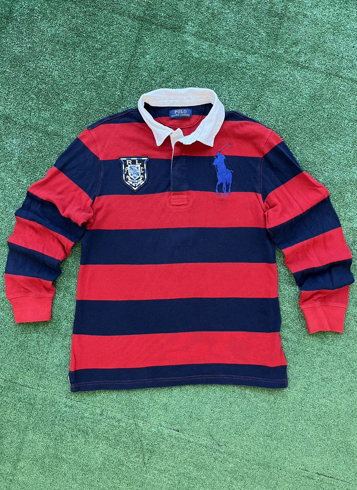 Polo Ralph Lauren Vintage Polo Ralph Lauren Rugby Jersey Striped