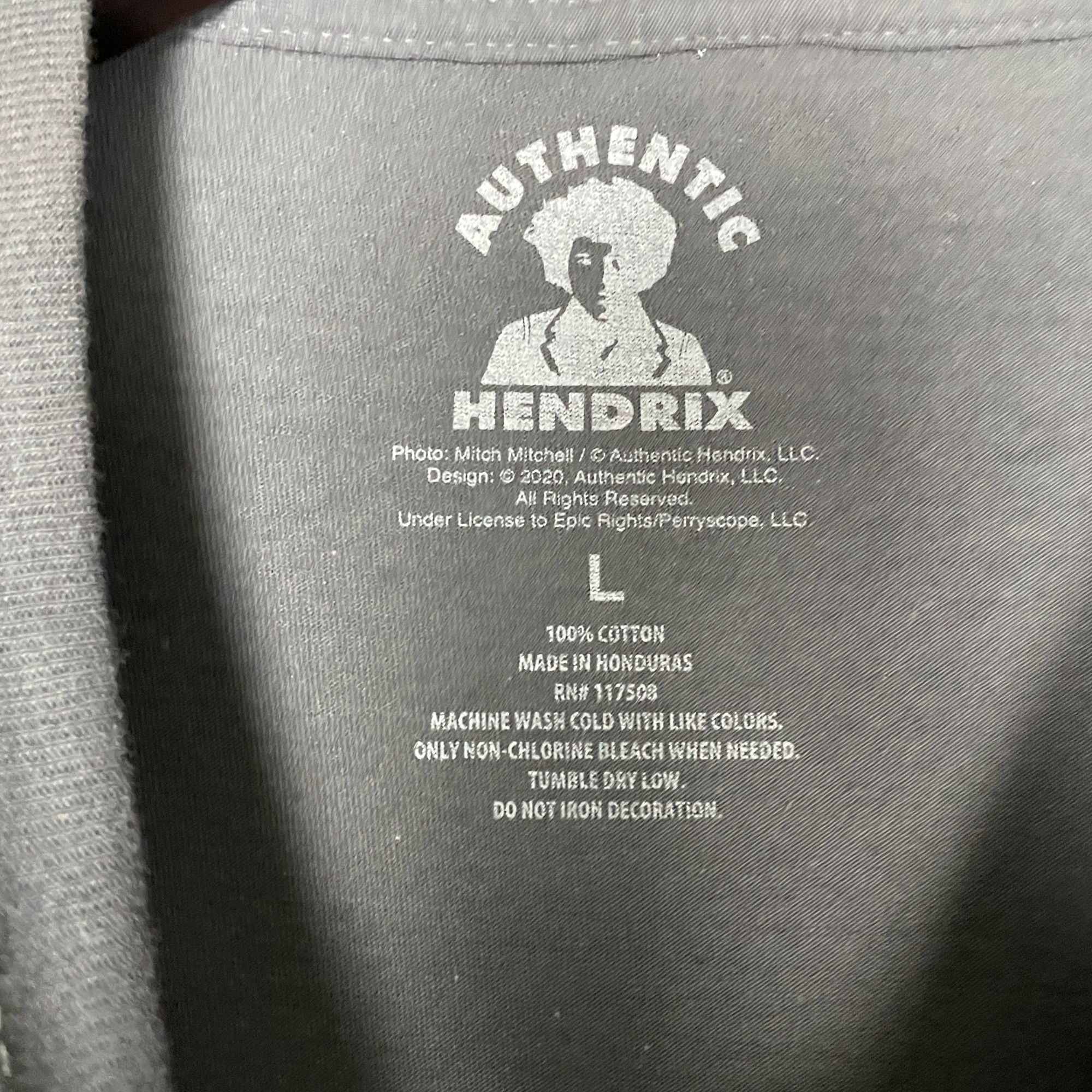 Jimi Hendrix Jimi Hendrix Raw Classic Rock T-shirt size Large Size US L / EU 52-54 / 3 - 2 Thumbnail