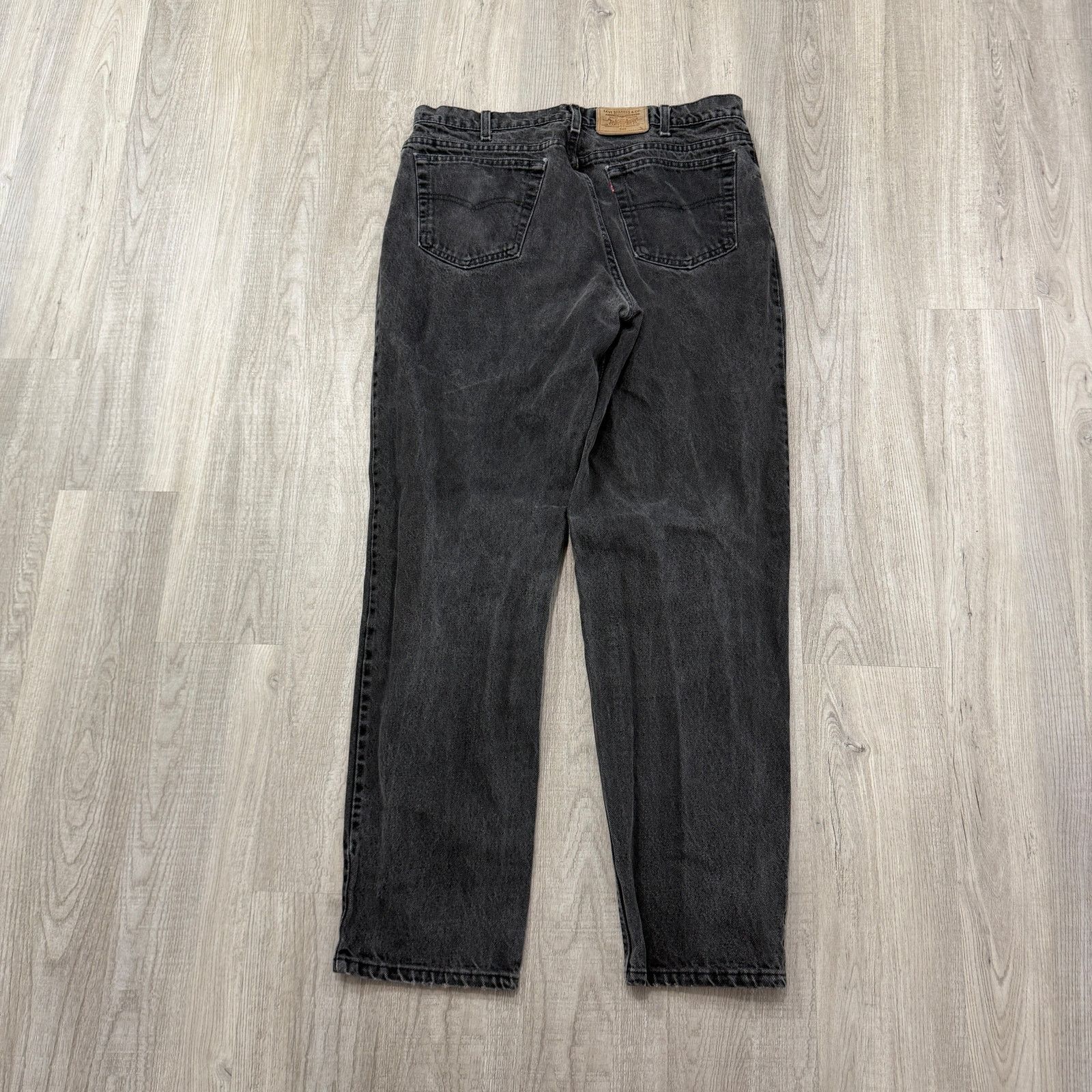 Levi's Vintage Levis 545 Jeans 38x34 Black Loose Fit Baggy Tapered Size US 38 / EU 54 - 7 Thumbnail