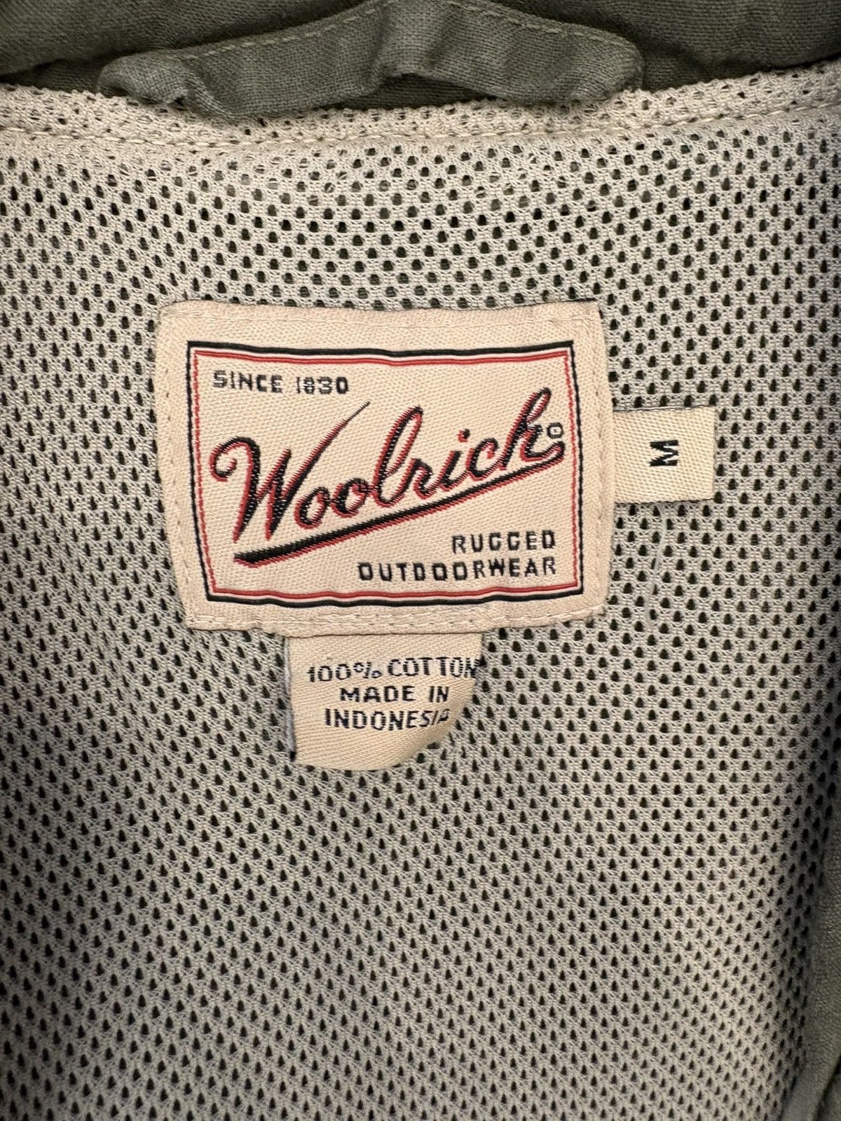 Woolrich Woolen Mills Woolrich Mens Rugged Outdoorwear Utility Vest Olive Green Size US M / EU 48-50 / 2 - 4 Thumbnail