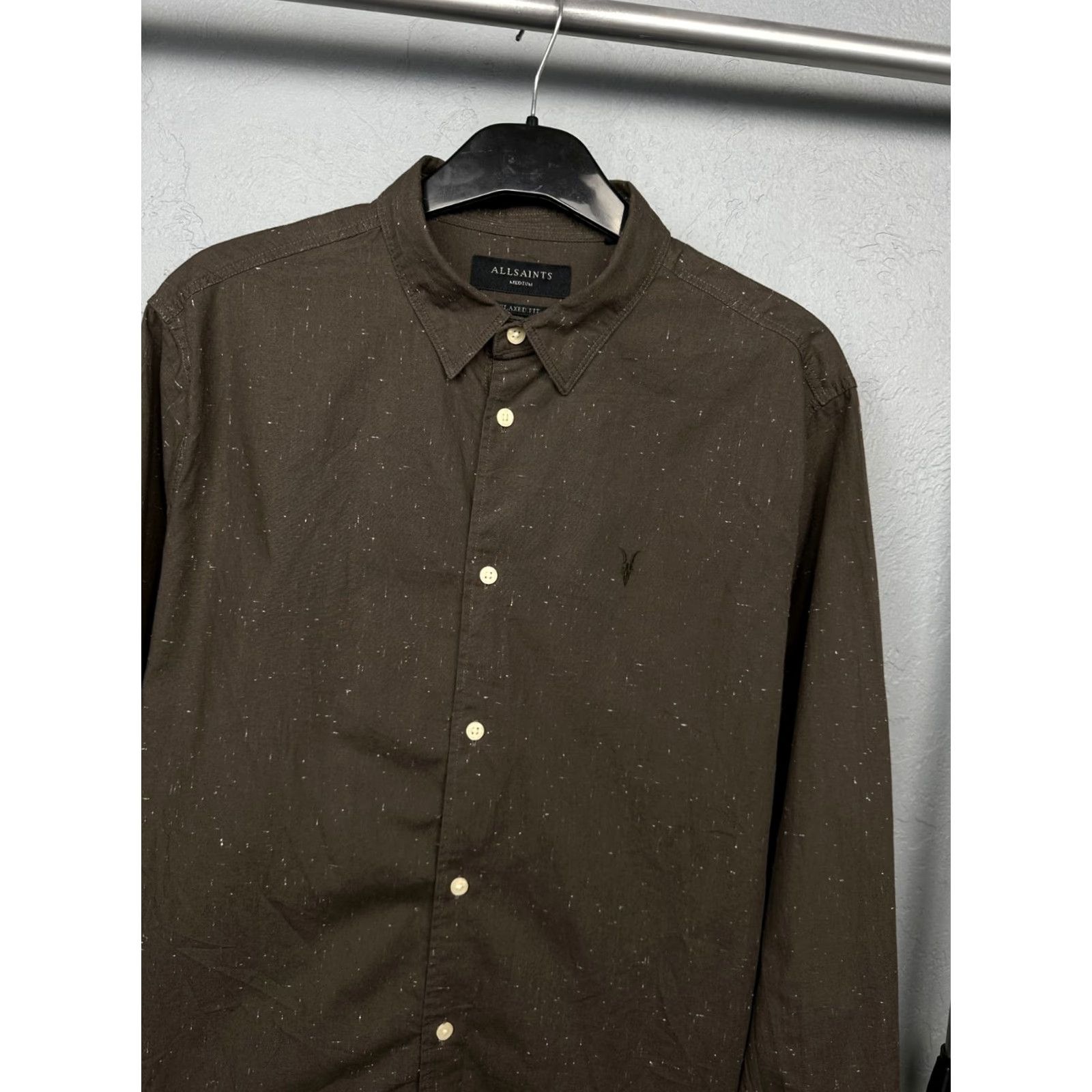 Allsaints AllSaints Molera Long Sleeve Shirt M Mens Multicolor Cotton Button-Up Shirt Size US M / EU 48-50 / 2 - 2 Thumbnail