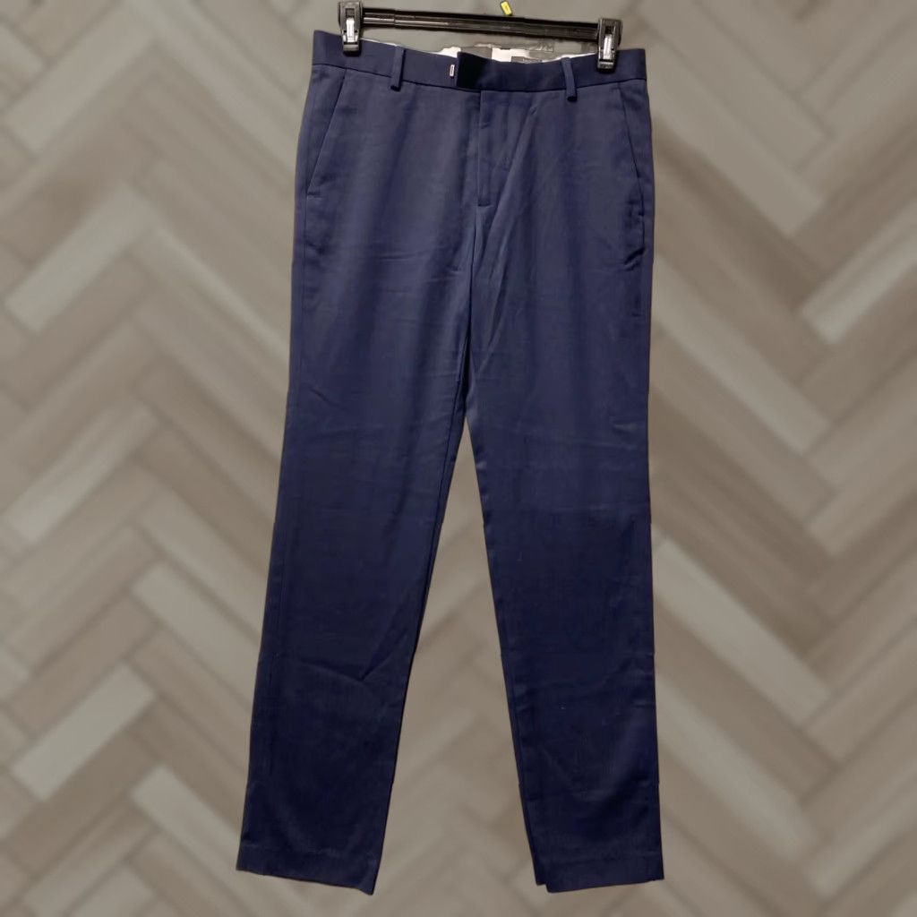 H&M H&M Slim Fit Chino Pants Men's 32x32 Navy Flat Front Casual Workwear  Skinny | Grailed