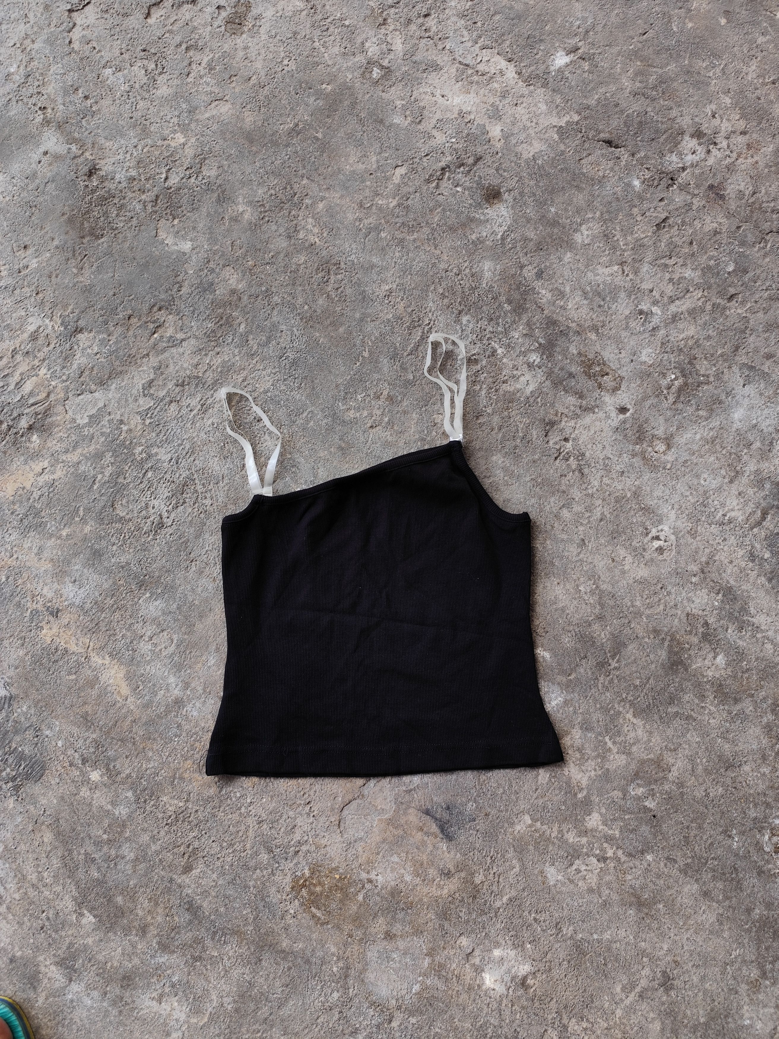 Off-White Off-white Assymetric ribbed crop tank top Size S / US 4 / IT 40 - 4 Thumbnail