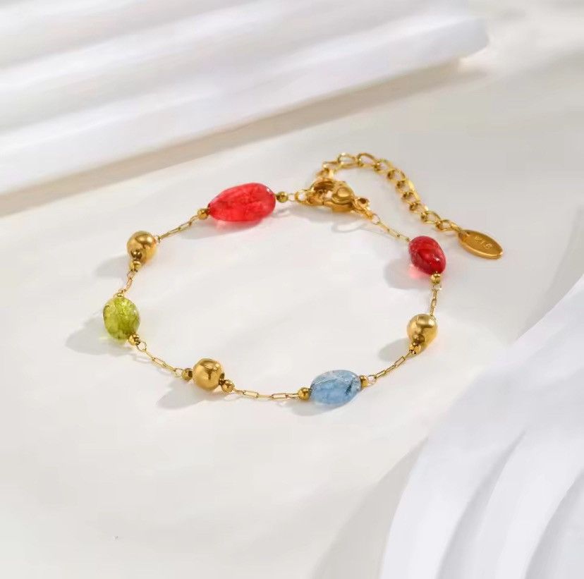 Other Colored Natural Stone Beads Bracelet Size ONE SIZE - 1 Thumbnail