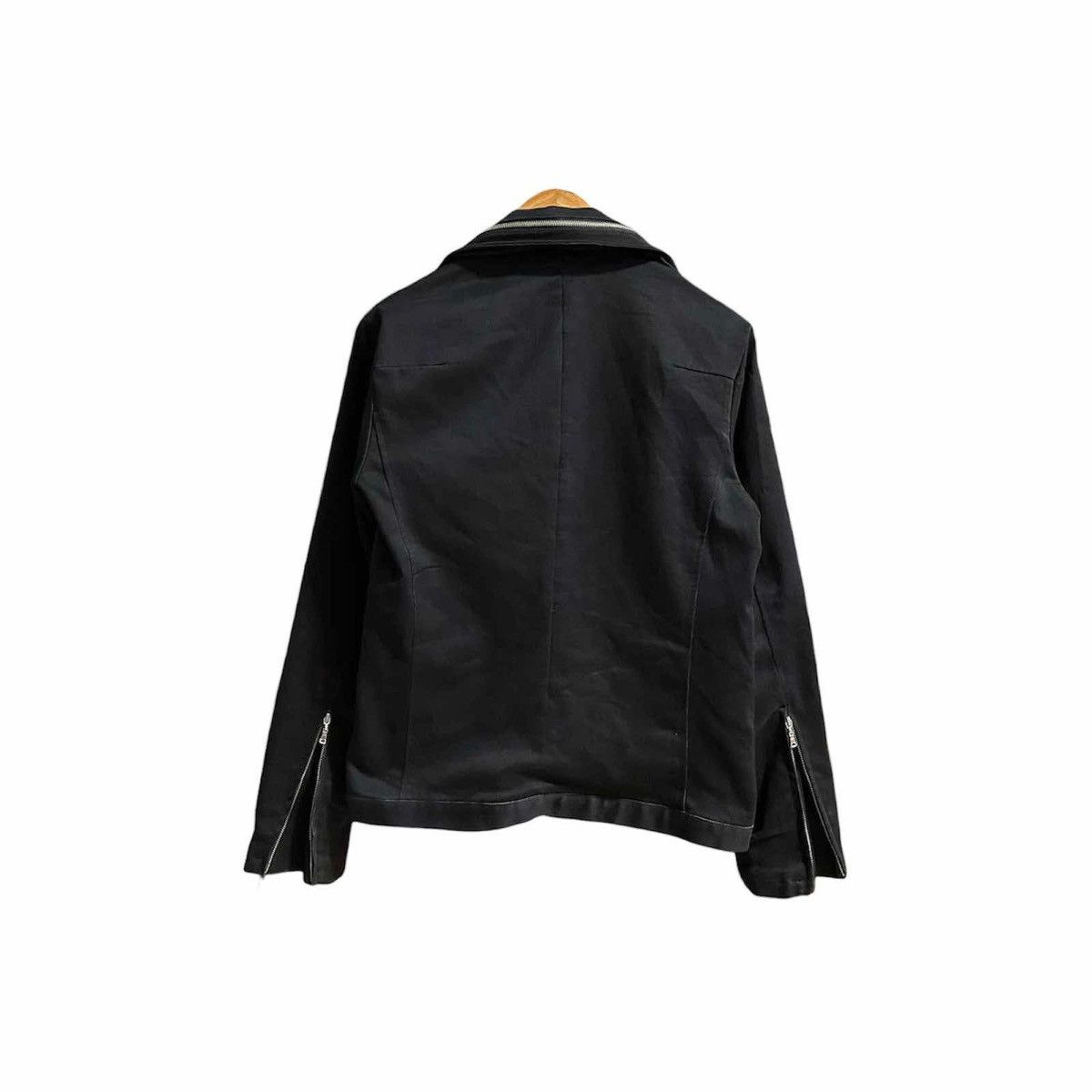 If Six Was Nine 🔥Y2K Archive Semantic Design Double Zipper Jacket Goth Punk Size US M / EU 48-50 / 2 - 14 Thumbnail