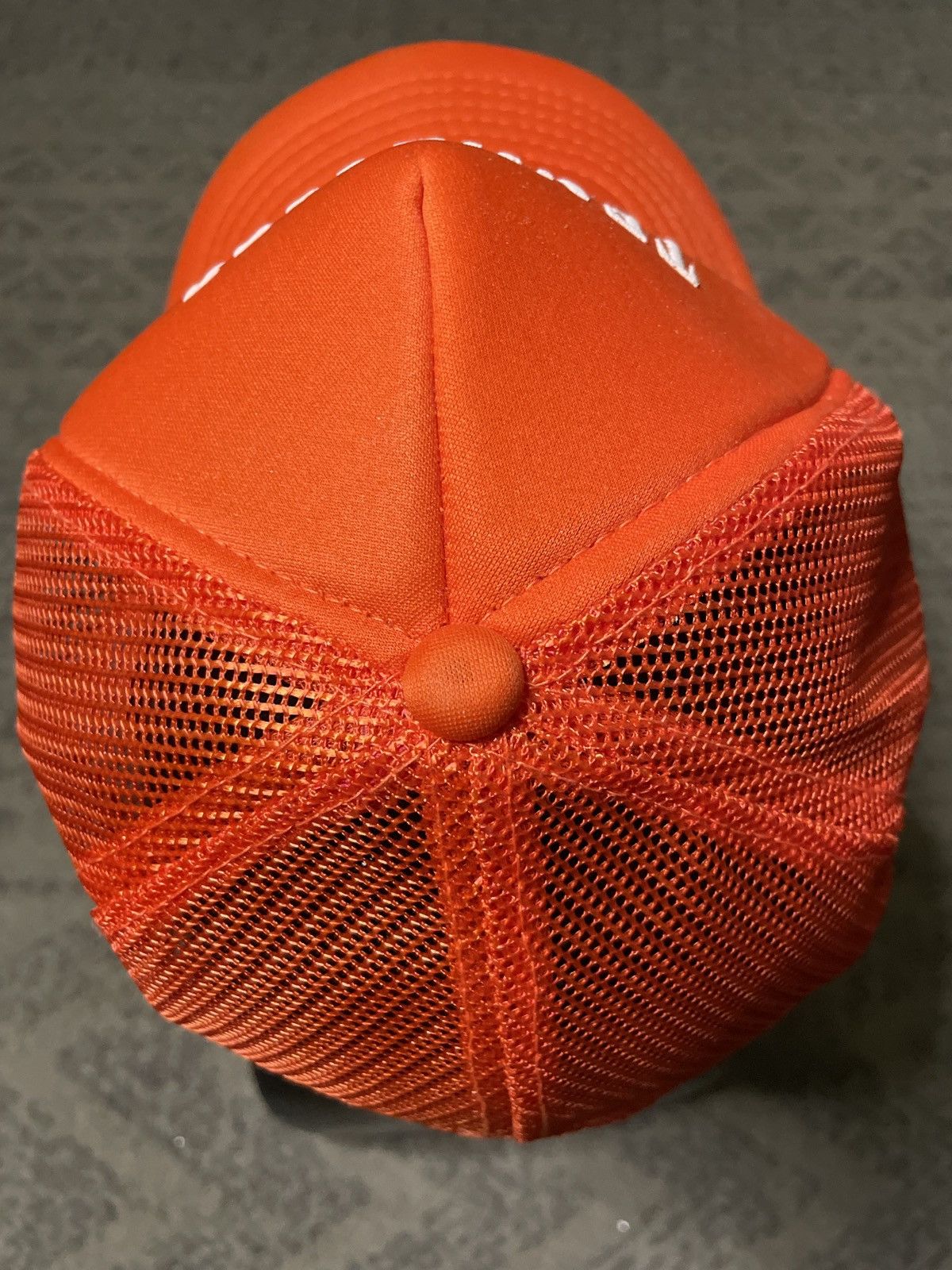 Vintage VINTAGE TENNESSEE TRUCKER HAT CAP SnapBack foam mesh orange Size ONE SIZE - 6 Thumbnail