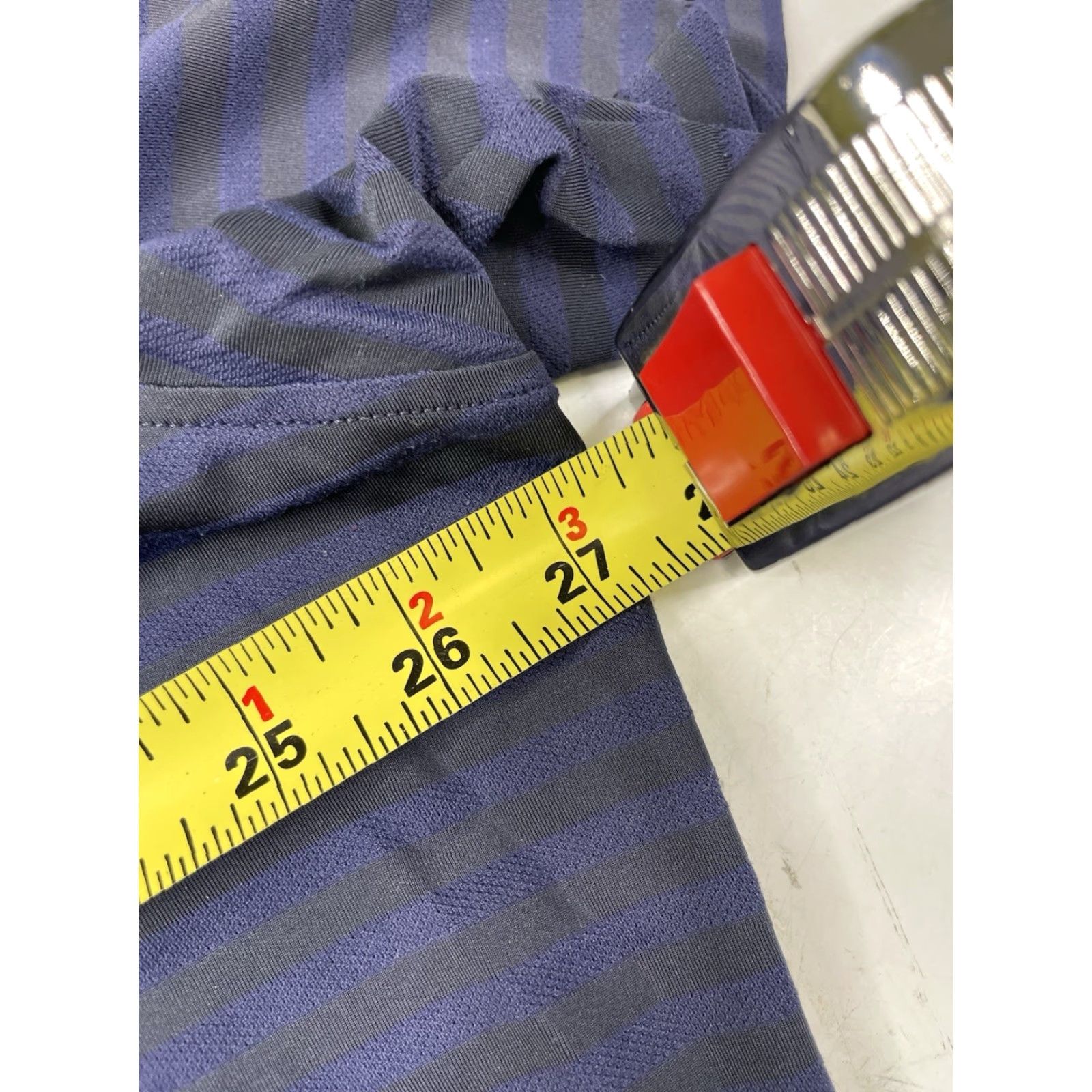 G/FORE G/Fore Polo Shirt Mens XXL Blue Striped Short Sleeve Collared Breathable Lightweight Golf Performance Regular Fit Size US XXL / EU 58 / 5 - 5 Thumbnail