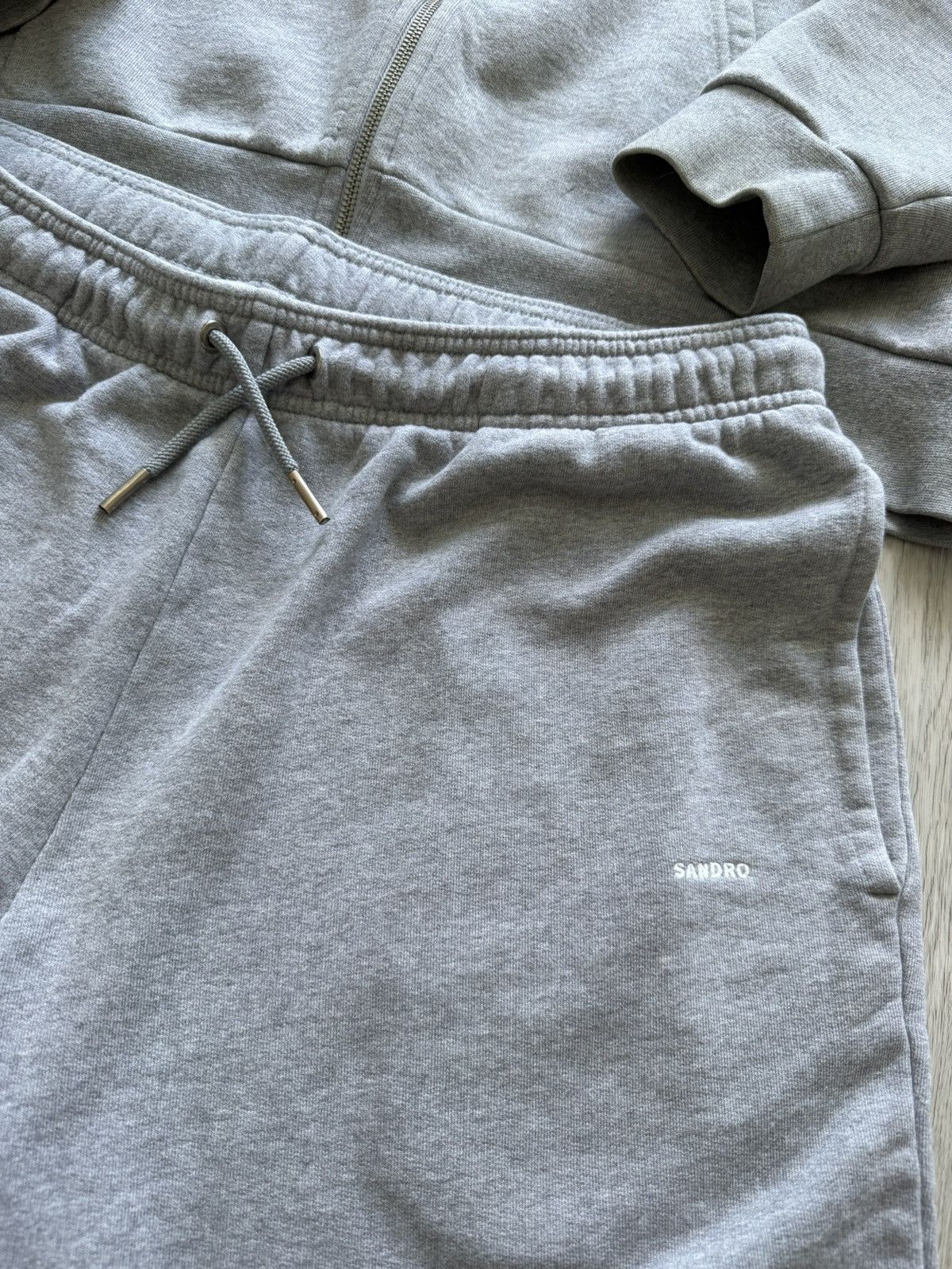 Sandro Sandro Grey Track Shorts Size US 32 / EU 48 - 3 Thumbnail