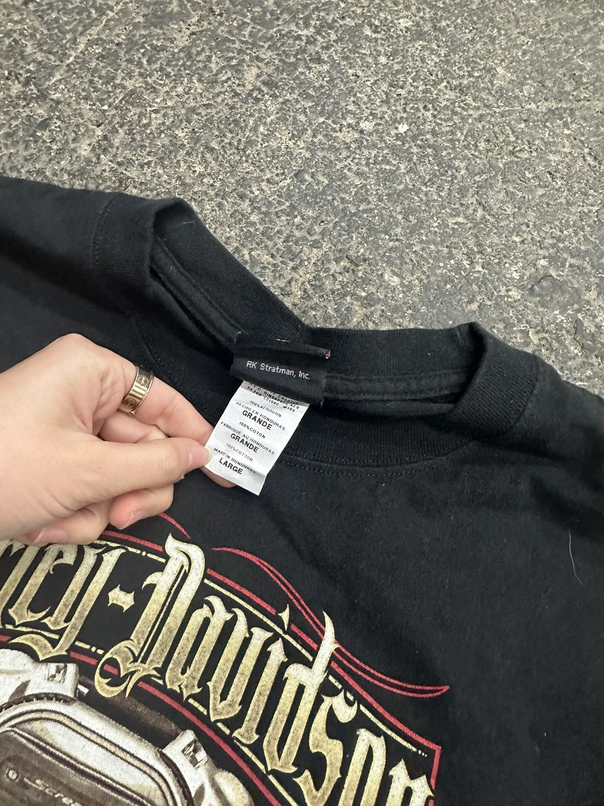 Harley Davidson × Vintage Y2K Harley Davidson graphic long sleeve top Size US L / EU 52-54 / 3 - 5 Thumbnail
