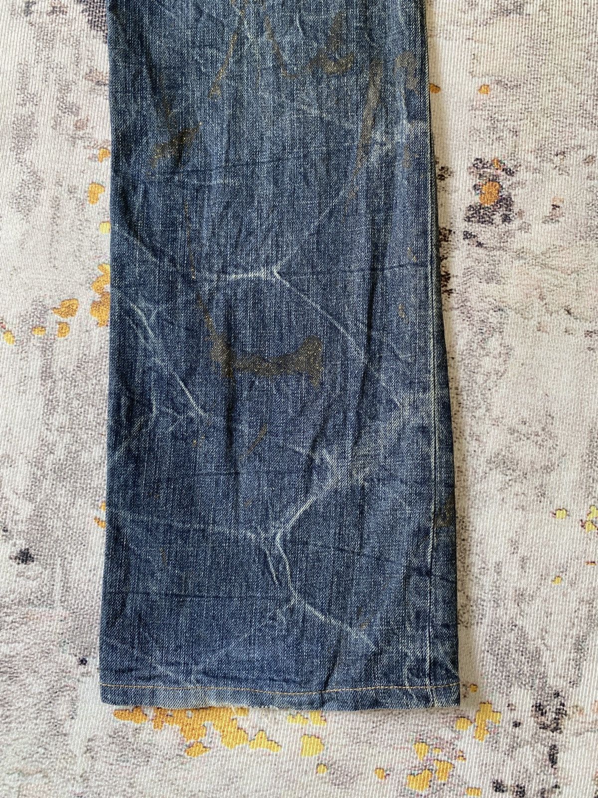 Japanese Brand Japanese Brand Distressed Flare Denim Size US 32 / EU 48 - 13 Thumbnail