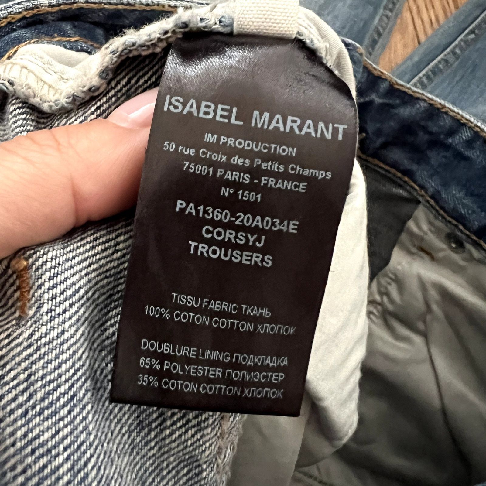 Isabel Marant etoile isabel marant Corsy J trousers jeans womens Size 26" / US 2 / IT 38 - 7 Thumbnail