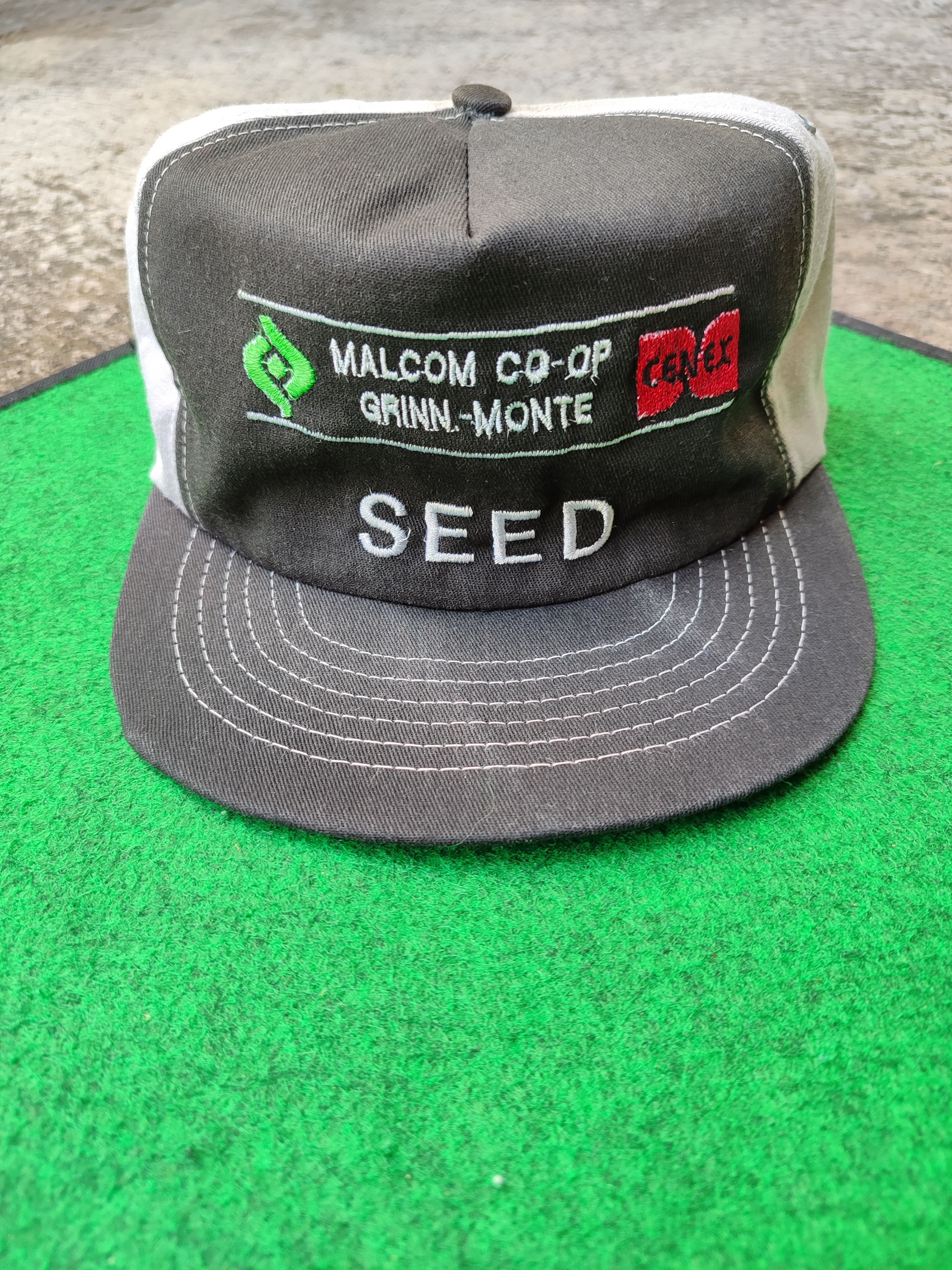 Swingster Vtg Hat MALCOM CO - OP SEED - Made in U.S.A Size ONE SIZE - 1 Thumbnail