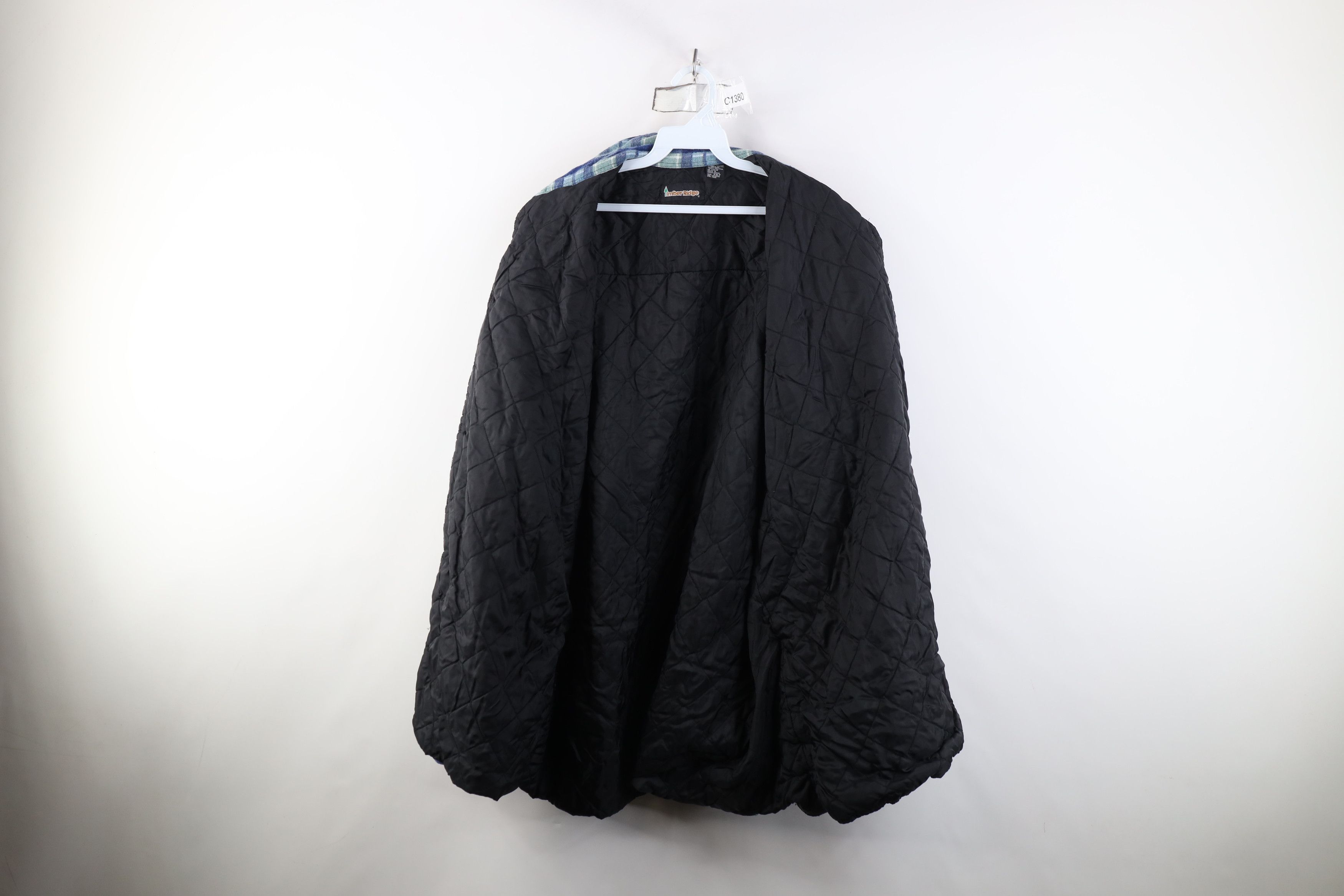 Vintage Vintage 90s Streetwear Flannel Button Shirt Jacket Jac Shirt Size US XXL / EU 58 / 5 - 10 Thumbnail