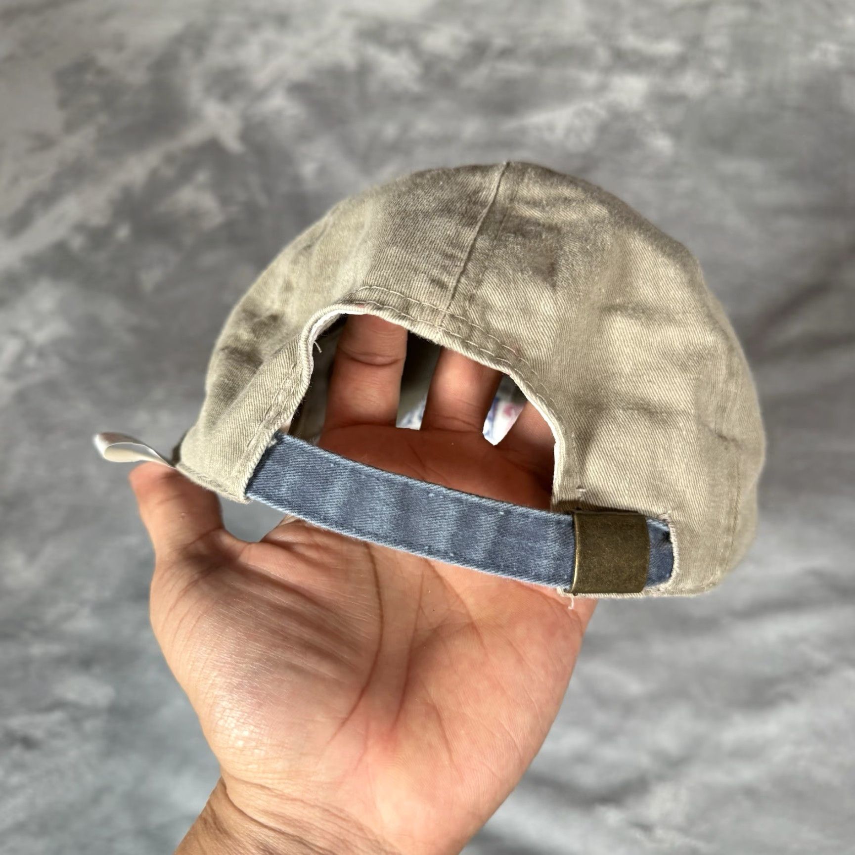 Vintage VINTAGE Petsburgh USA Hat Baseball Cap Strapback One Size Brown 90s Mens Size ONE SIZE - 4 Thumbnail