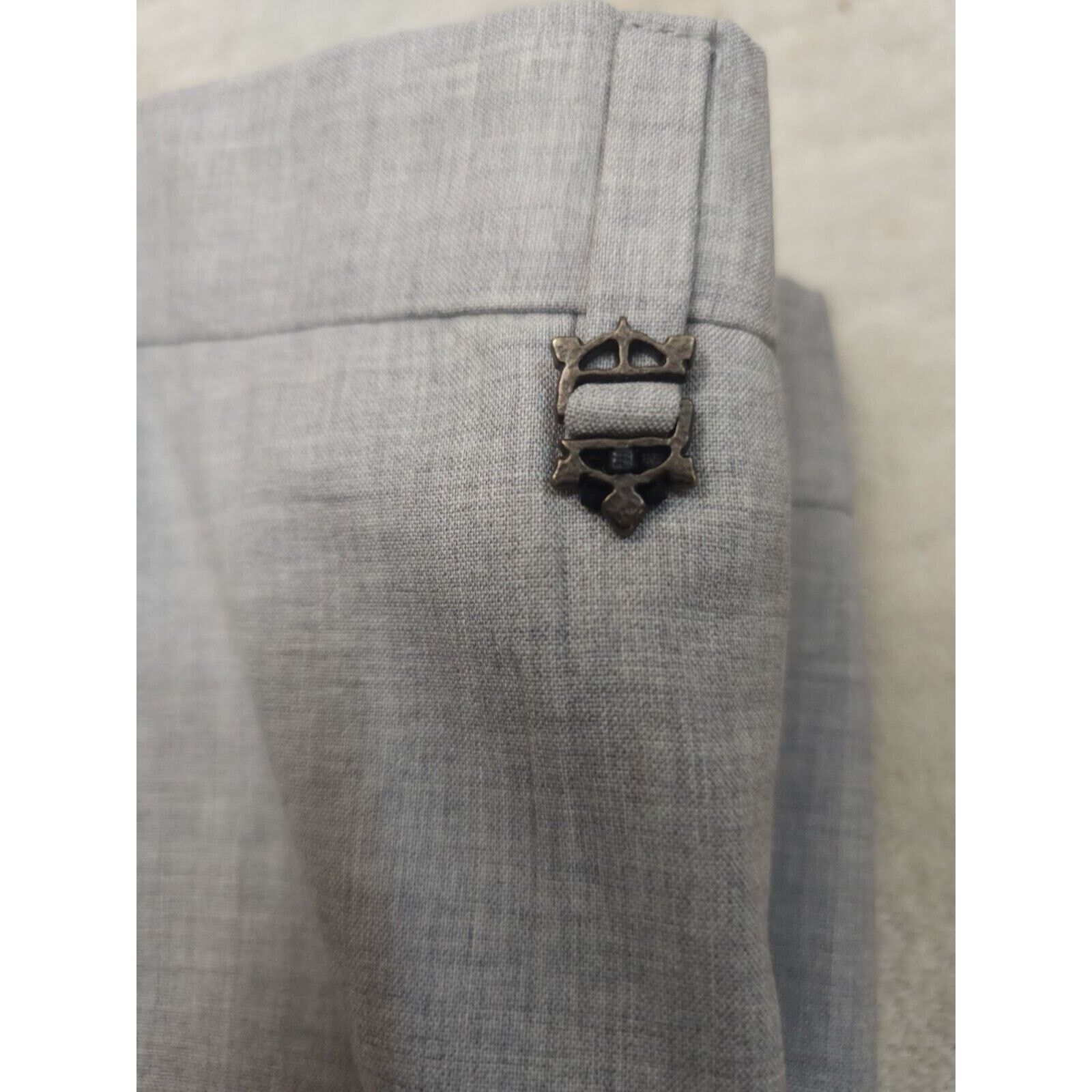 Incotex Incotex Grey Marl Men’s Super 130s Standard Fit Trousers Size US 38 / EU 54 - 5 Thumbnail