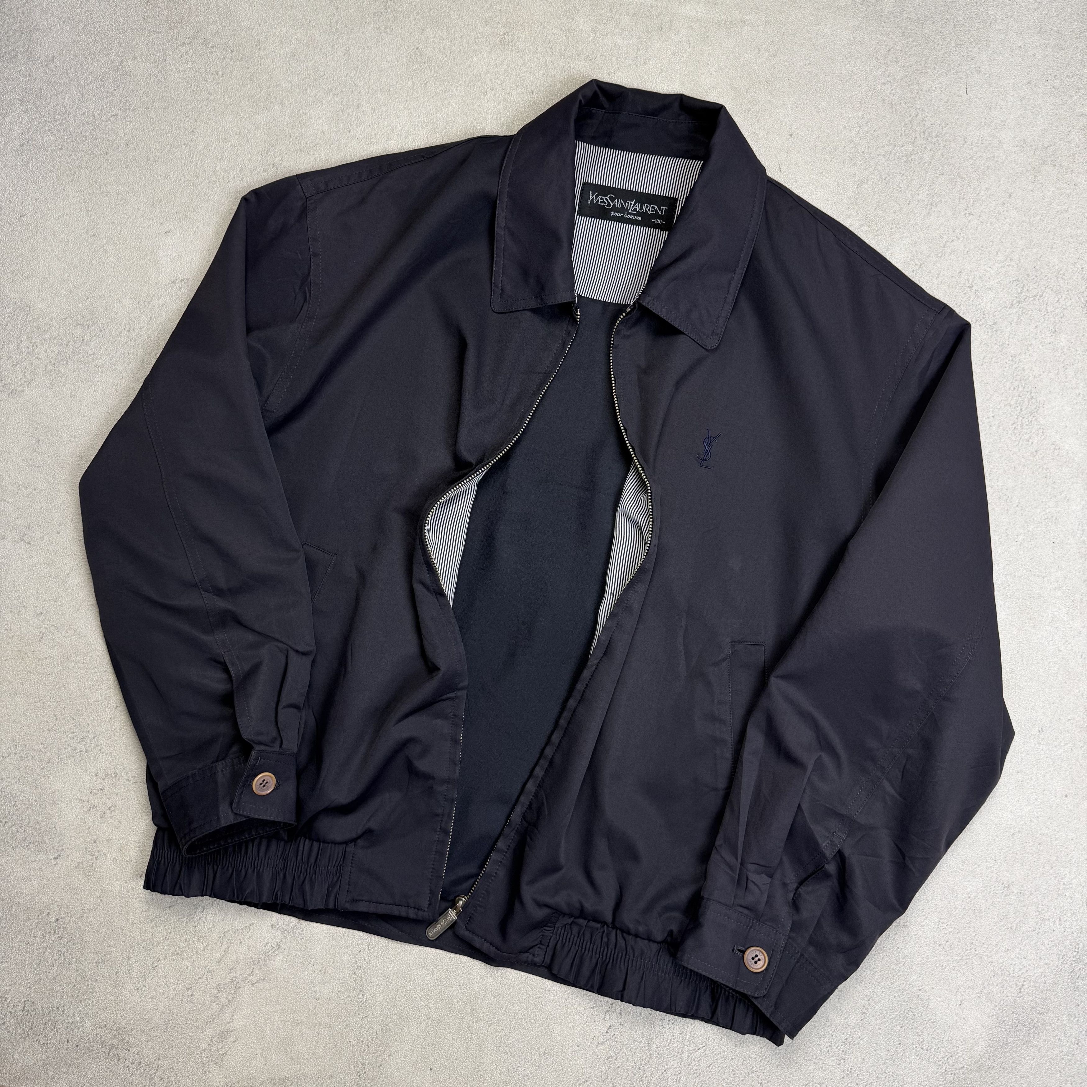 Vintage × Yves Saint Laurent 💥Harrington black💥Vintage Yves