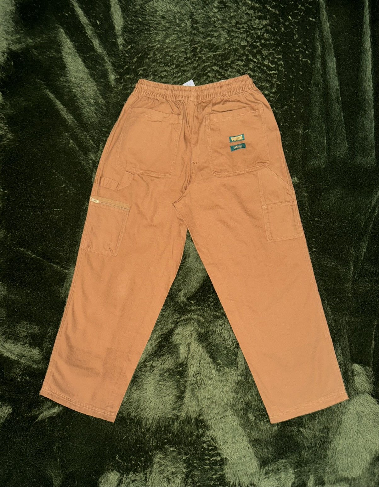 Puma × Rhude [XL] Puma x Rhude Rhuigi Heavy Cotton Double Knee Pants Tan Size US 38 / EU 54 - 7 Thumbnail